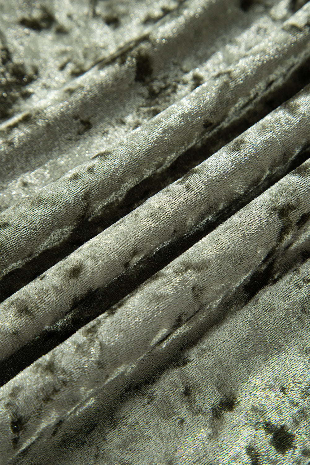 Coffee Plus Size Velvet Babydoll Mini Dress With Puff Sleeve-TOPS / DRESSES-[Adult]-[Female]-2022 Online Blue Zone Planet