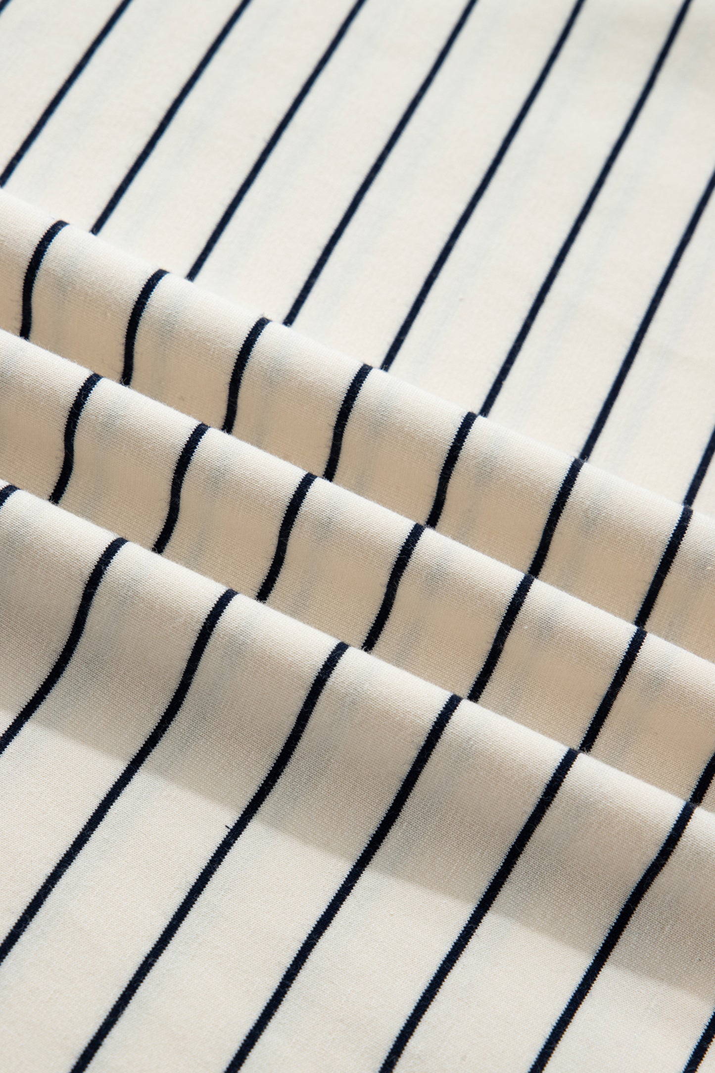 Beige Stripe Drawstring Tunic Tank Mini Dress with Pockets-TOPS / DRESSES-[Adult]-[Female]-2022 Online Blue Zone Planet