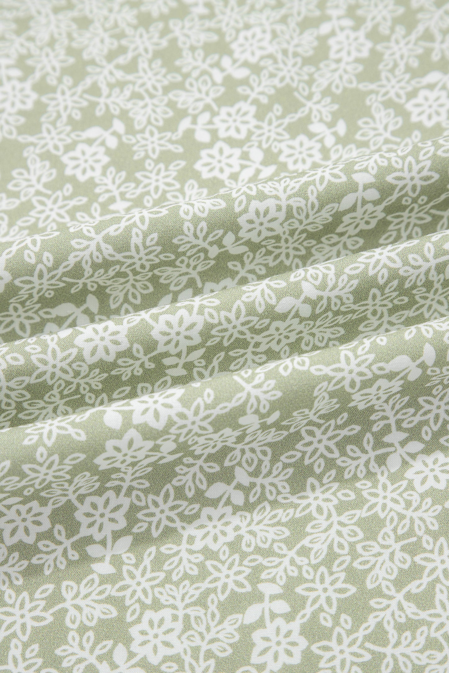 Green Smocked Bodice Square Neck Sleeveless Floral Jumpsuit-Bottoms/Jumpsuits & Rompers-[Adult]-[Female]-2022 Online Blue Zone Planet