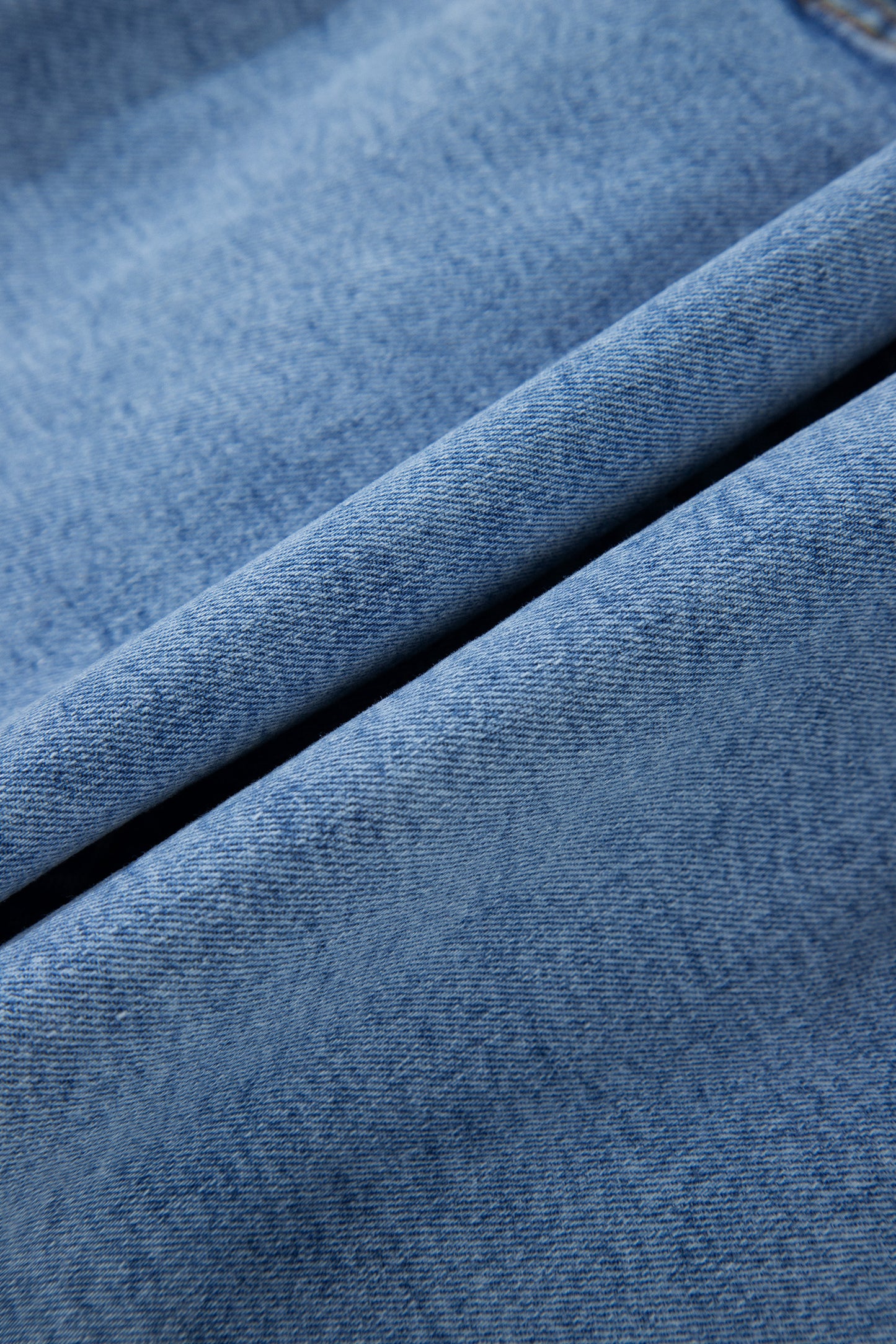 Ivy Seam Detail Pocketed Cuffed Hem Denim Shorts-Bottoms/Denim Shorts-[Adult]-[Female]-2022 Online Blue Zone Planet