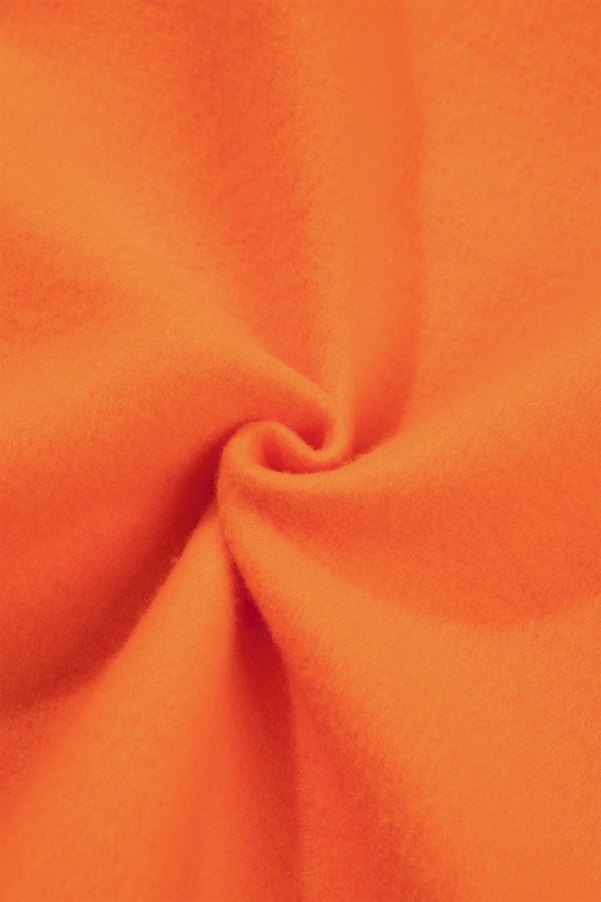 Grapefruit Orange Polka Dot Letter Print Contrast Trim Mock Neck Sweatshirt-Tops/Sweatshirts & Hoodies-[Adult]-[Female]-2022 Online Blue Zone Planet