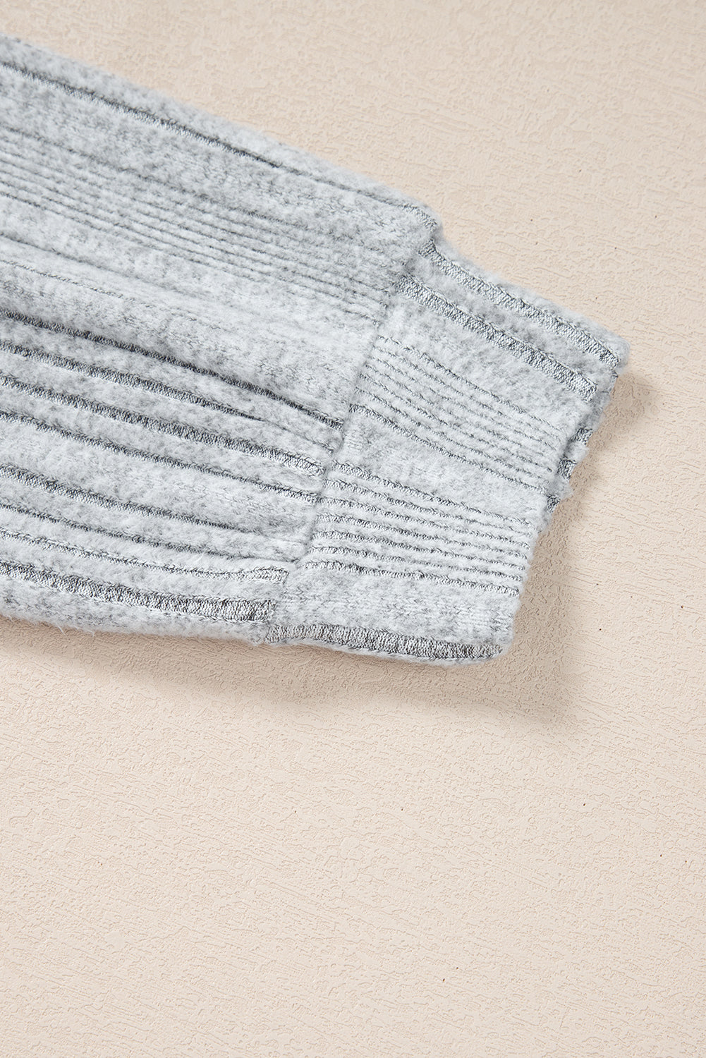 Blue Zone Planet | Light Grey Textured Crossover Backless Knit Long Sleeve Top-Tops/Long Sleeve Tops-[Adult]-[Female]-2022 Online Blue Zone Planet