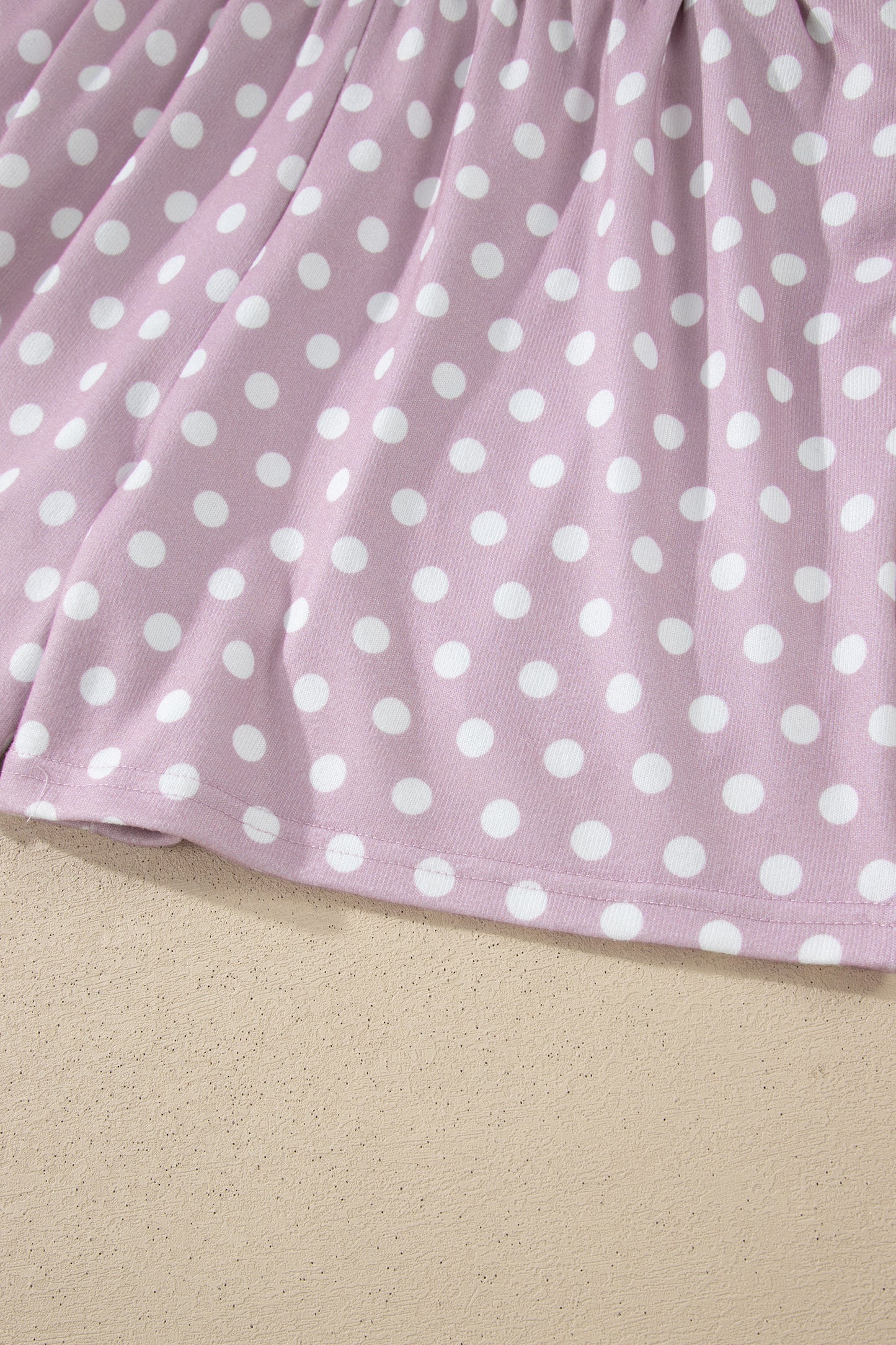 Pink Polka Dot Print Short Set-Two Piece Sets/Short Sets-[Adult]-[Female]-2022 Online Blue Zone Planet