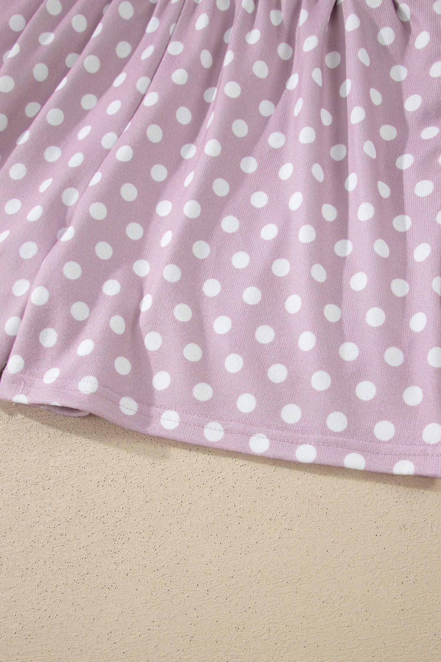 Pink Polka Dot Print Short Set-Two Piece Sets/Short Sets-[Adult]-[Female]-2022 Online Blue Zone Planet