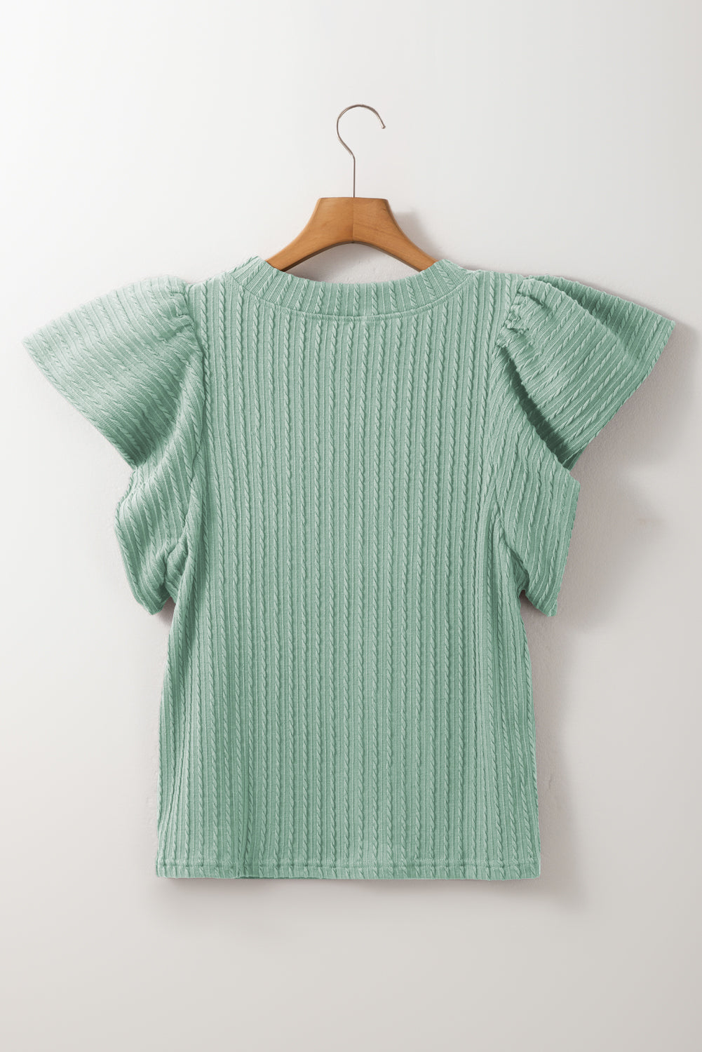 Sequin Lucky Clover Round Neck Cap Sleeve Blouse-TOPS / DRESSES-[Adult]-[Female]-2022 Online Blue Zone Planet