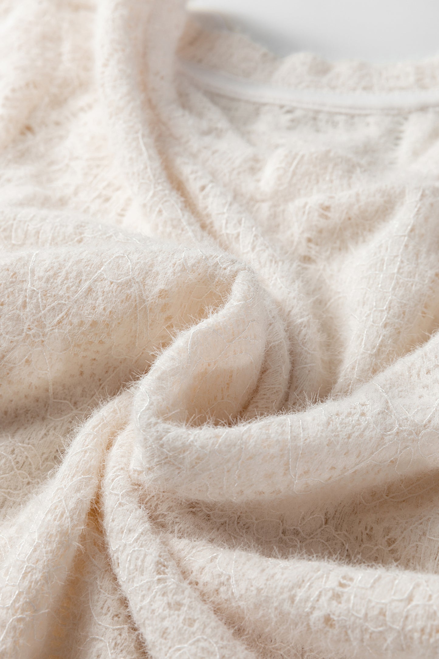 Jet Stream Semi Sheer Lace Long Sleeve Cropped Top-Tops/Long Sleeve Tops-[Adult]-[Female]-2022 Online Blue Zone Planet