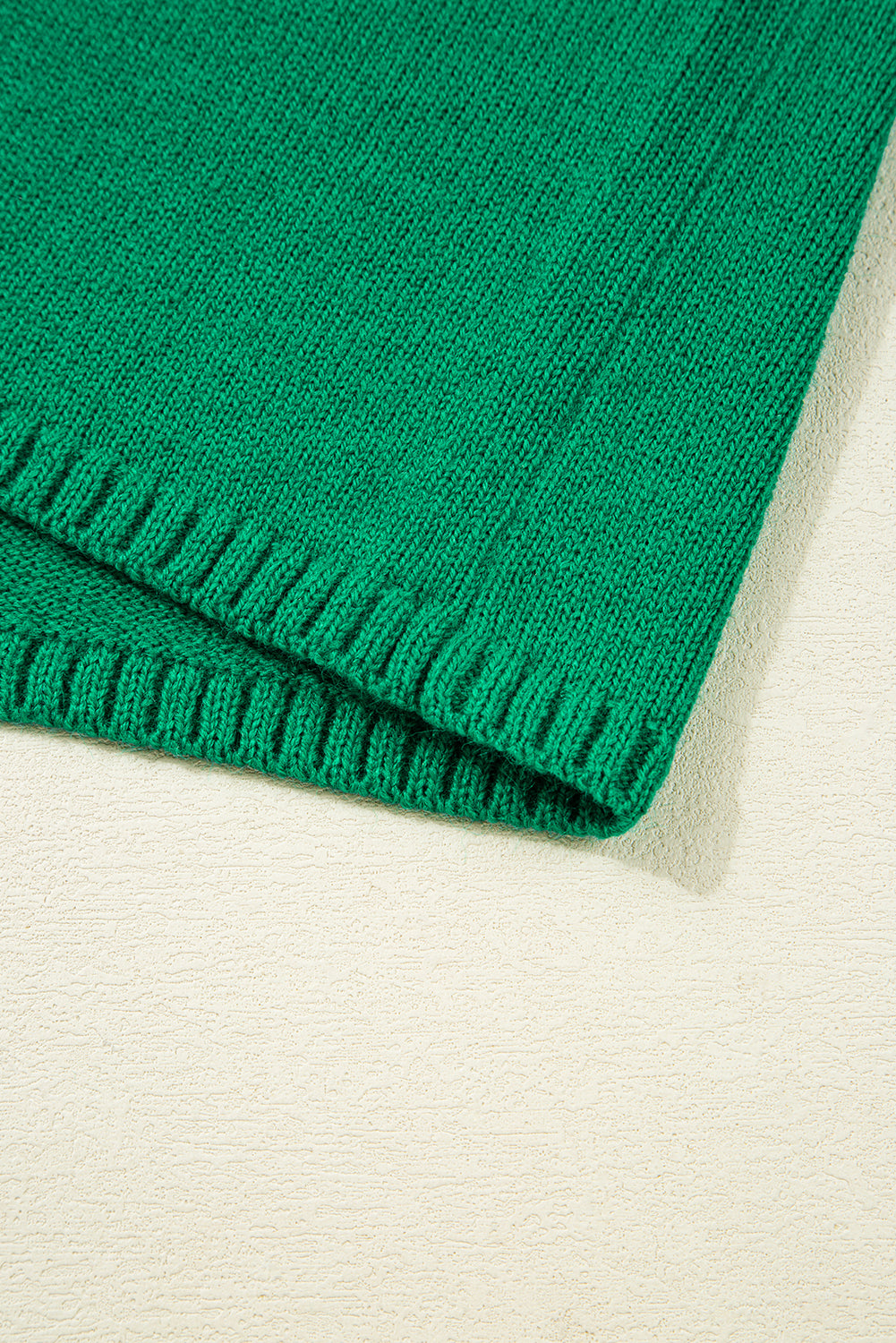 Bright Green Solid Color Knit Button Drop Shoulder Sweater Cardigan-TOPS / DRESSES-[Adult]-[Female]-2022 Online Blue Zone Planet