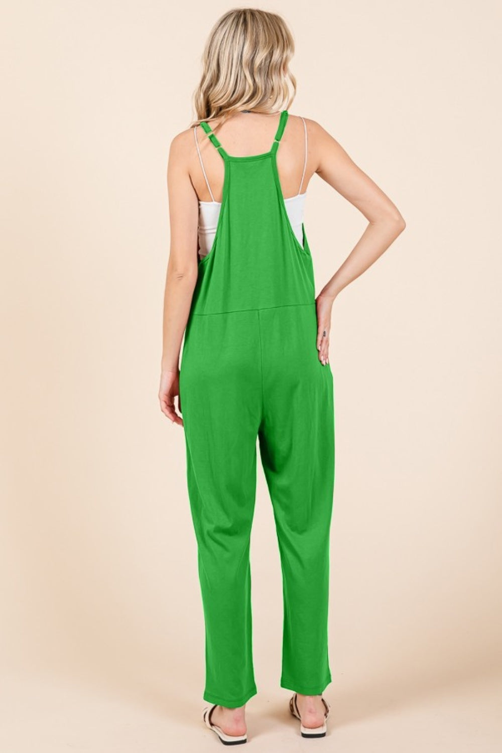 Culture Code Full Size Sleeveless Jumpsuit with Pockets-TOPS / DRESSES-[Adult]-[Female]-2022 Online Blue Zone Planet