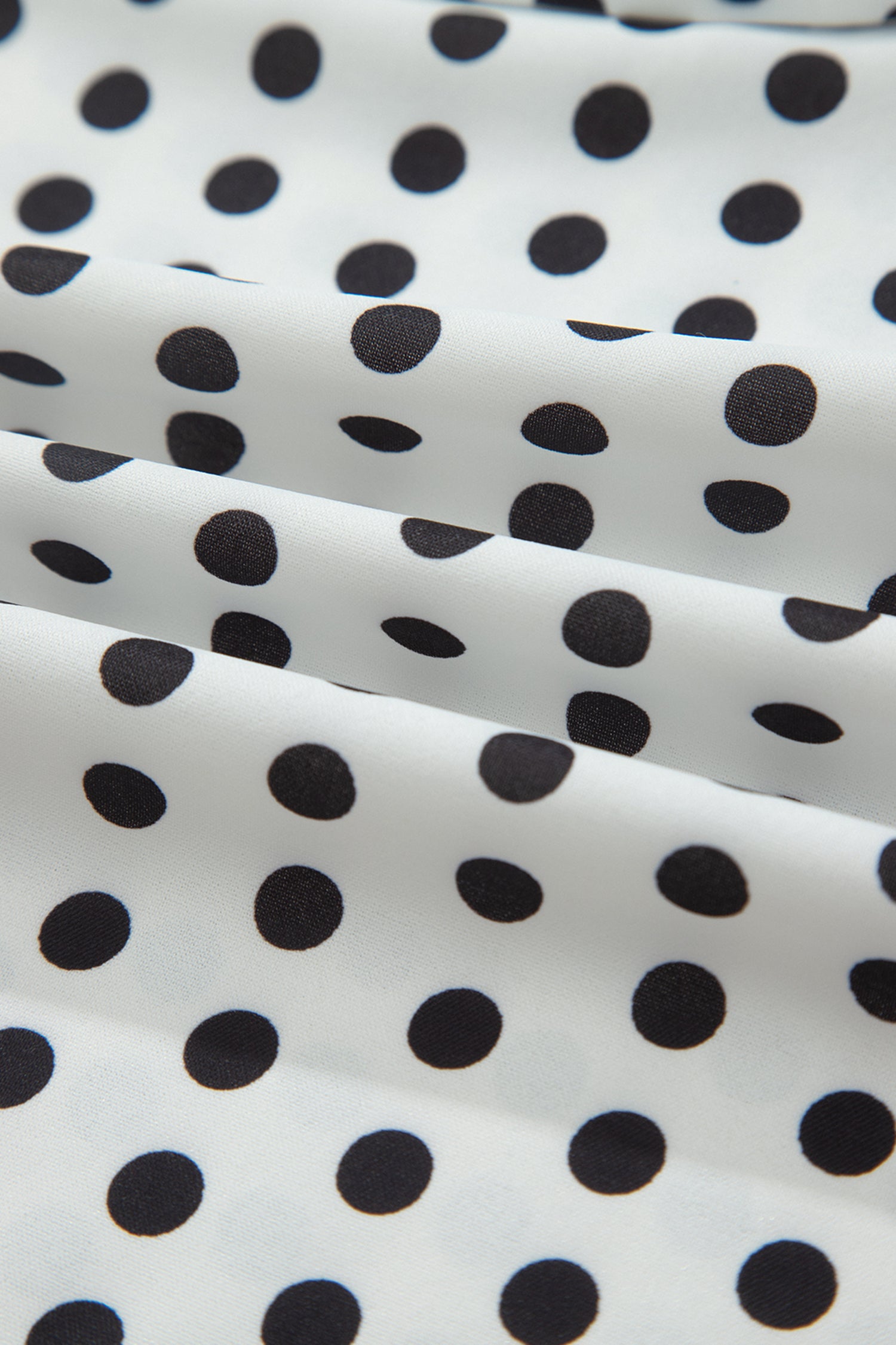 White Polka Dot Off Shoulder Bow Knot Short Sleeve Blouse-Tops/Blouses & Shirts-[Adult]-[Female]-2022 Online Blue Zone Planet