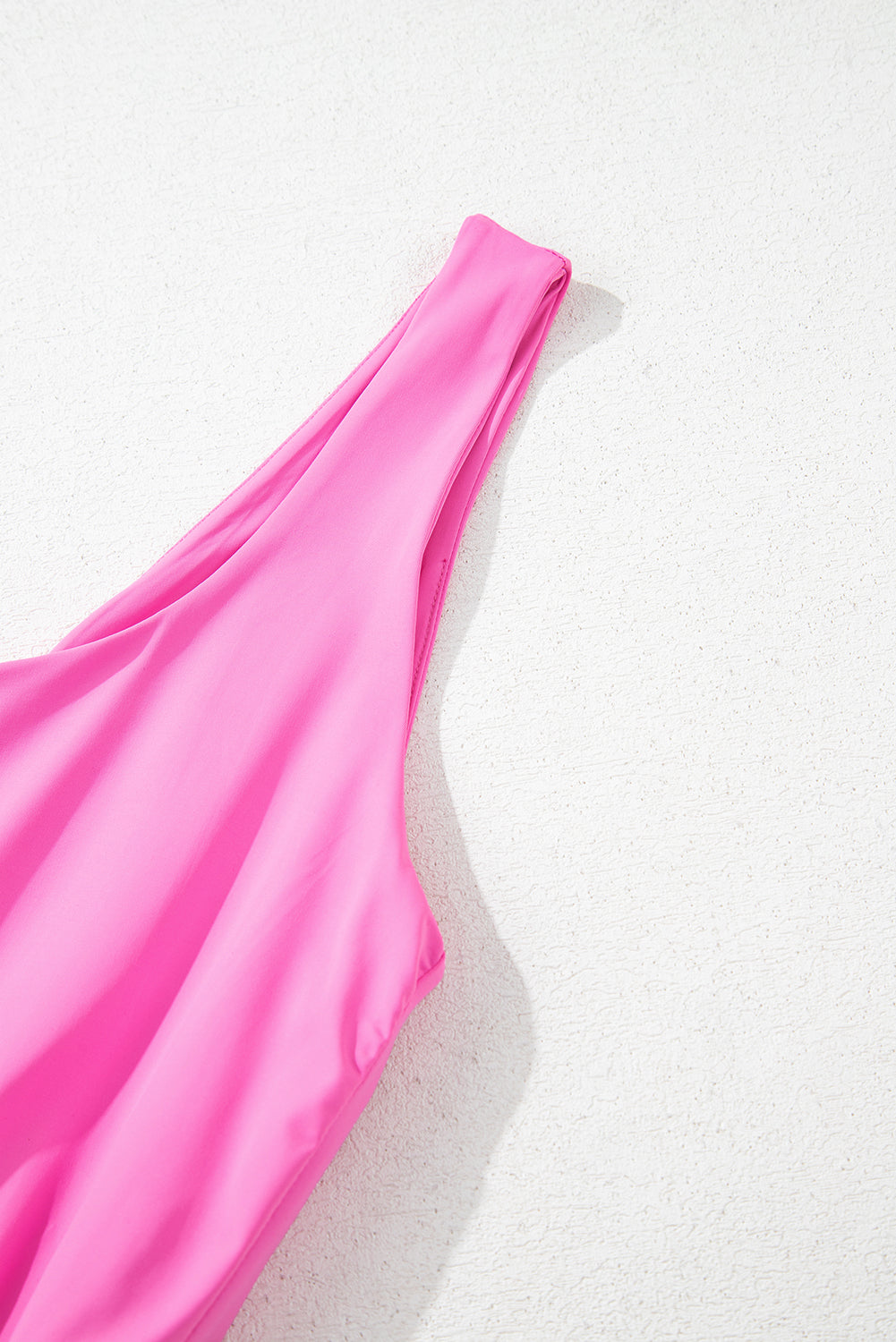 Sachet Pink Plain Sleeveless Loop Drawstring Cinched Waist Romper-Bottoms/Jumpsuits & Rompers-[Adult]-[Female]-2022 Online Blue Zone Planet