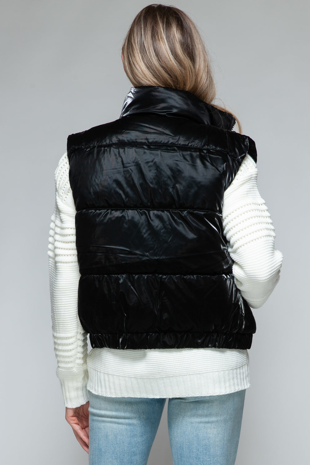 Snobbish Fine Fur Lining Quilted Vest-TOPS / DRESSES-[Adult]-[Female]-2022 Online Blue Zone Planet