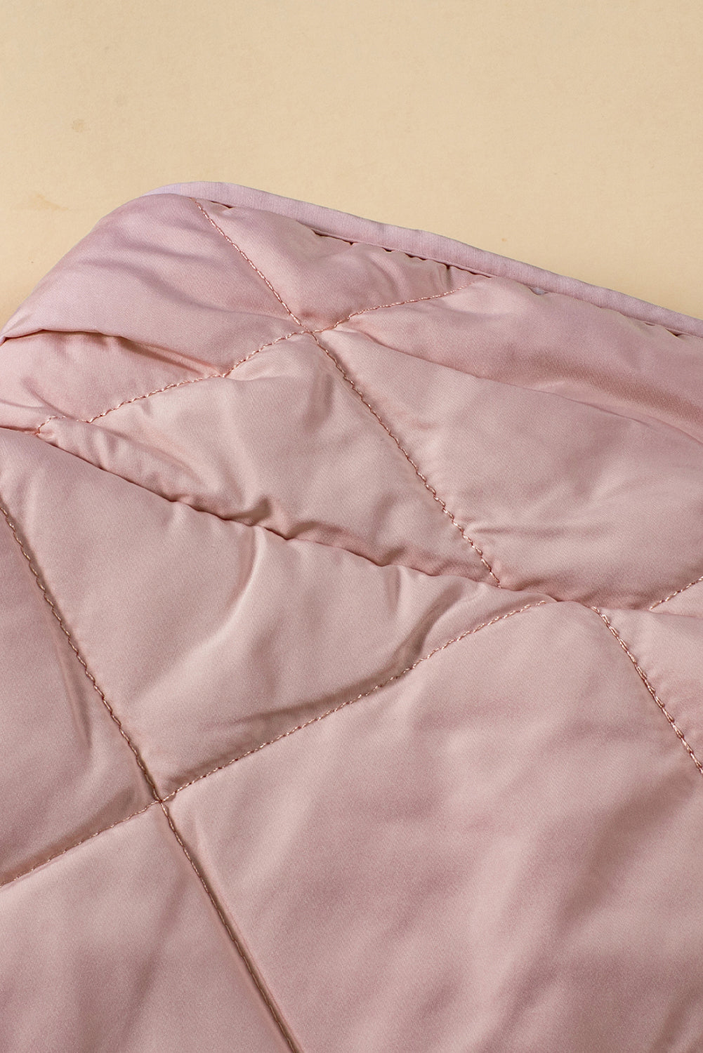 Pink Fleece Lined Quilted Vest Coats-Outerwear/Coats-[Adult]-[Female]-2022 Online Blue Zone Planet