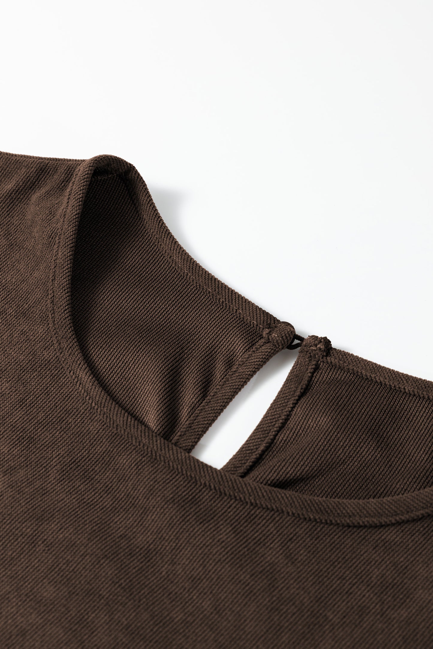 Mist Green Lantern Sleeve Tiered Mini Dress