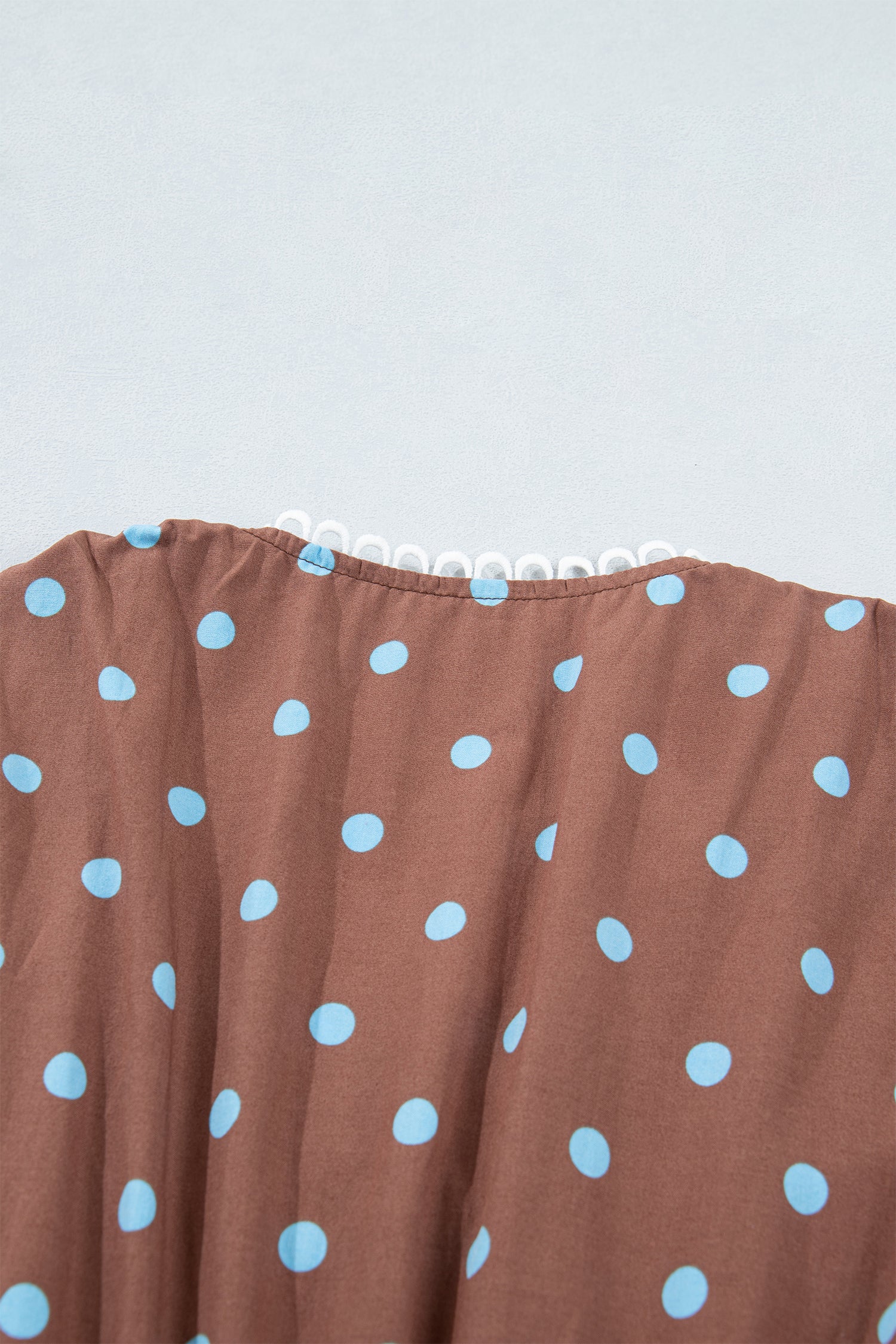 Black Polka Dot Print Contrast Trim V Neck Zip Up Sleeveless Dress-TOPS / DRESSES-[Adult]-[Female]-2022 Online Blue Zone Planet