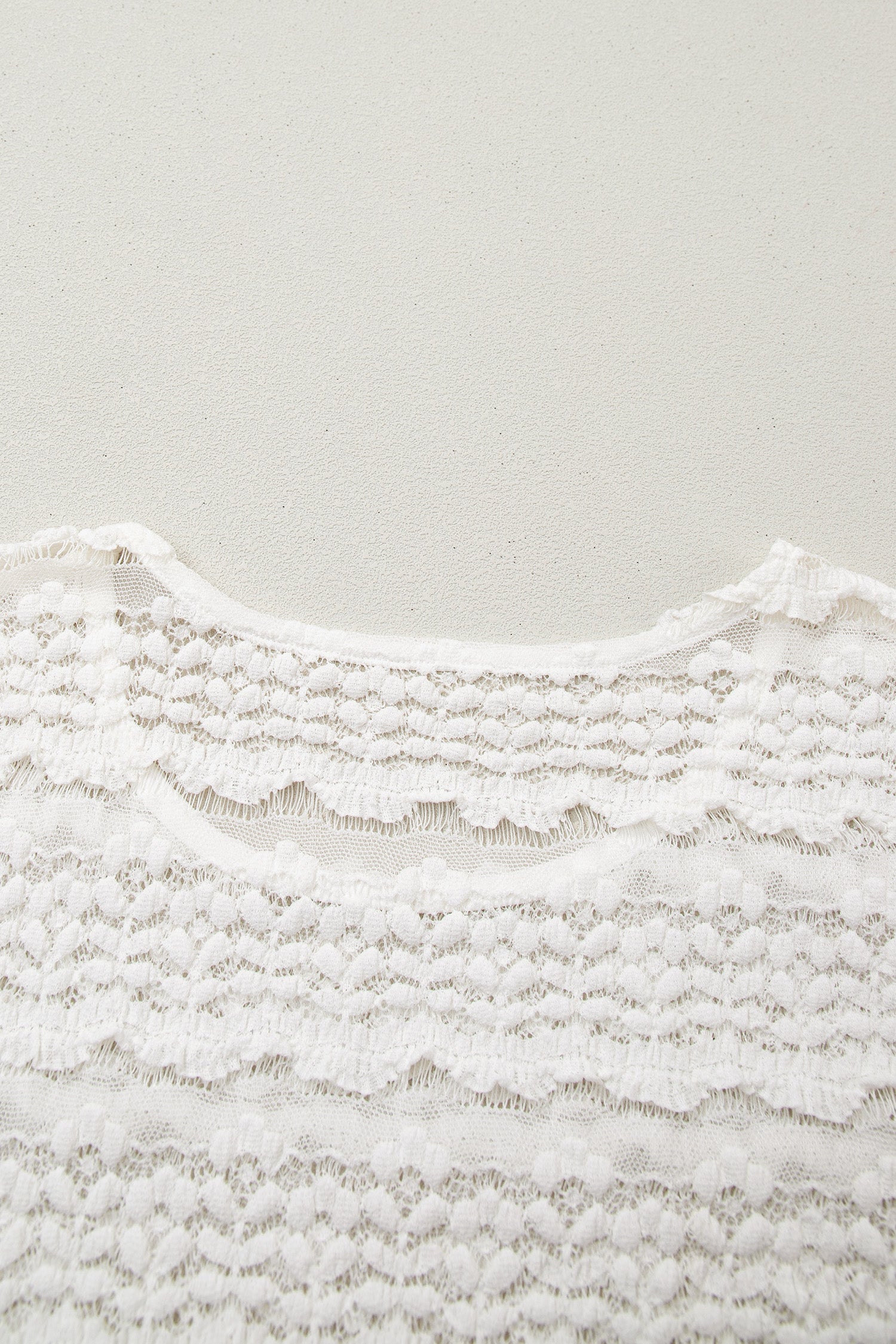 White Sheer Lace Short Sleeve Top-Tops/Tops & Tees-[Adult]-[Female]-2022 Online Blue Zone Planet