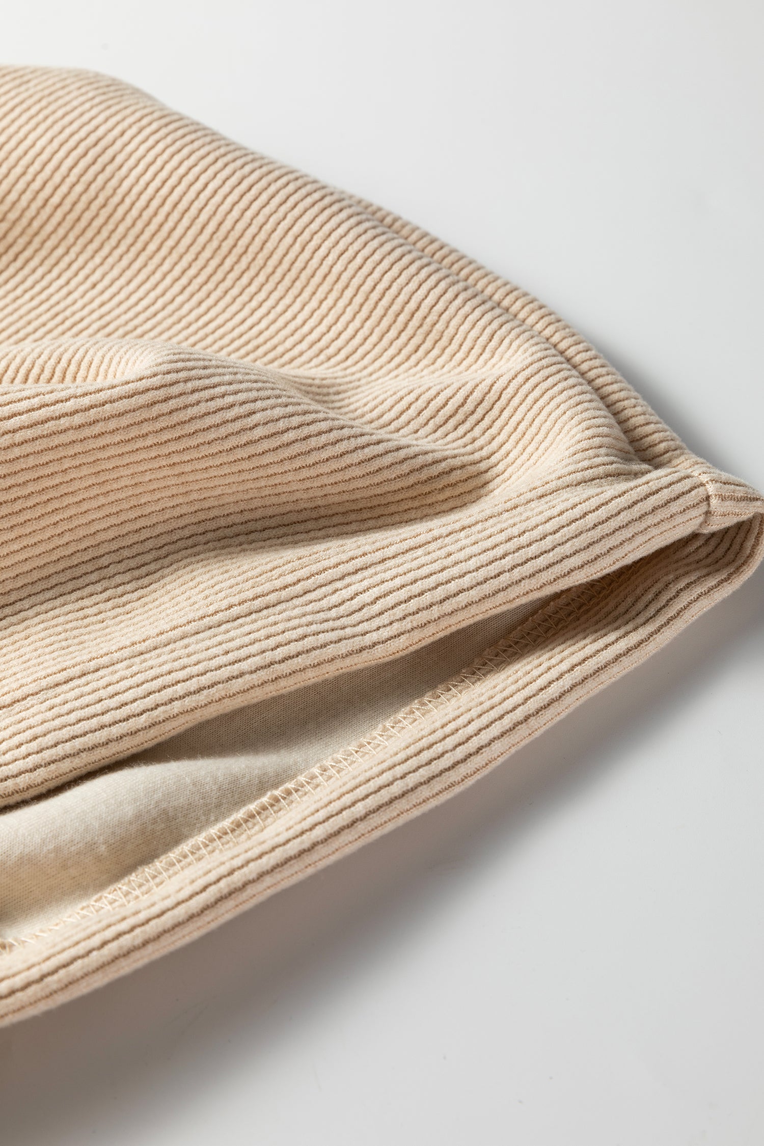 Parchment Thermal Textured Leopard Drawstring Baggy Hoodie-Tops / Dresses-[Adult]-[Female]-2022 Online Blue Zone Planet