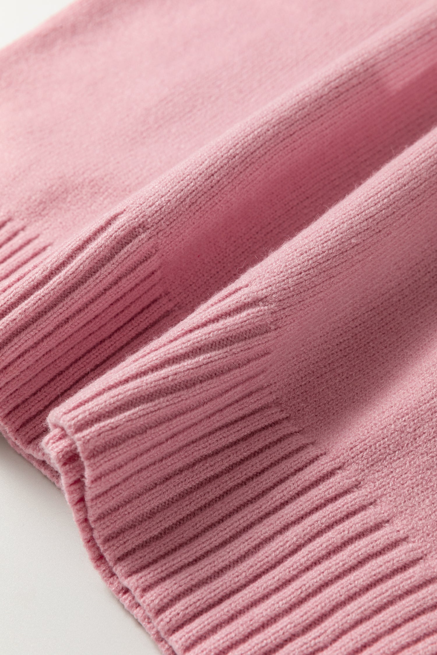 Light Pink Plaid Heart Embroidered Cuffed Drop Shoulder Crew Neck Sweater-Sweaters & Cardigans/Sweaters-[Adult]-[Female]-2022 Online Blue Zone Planet