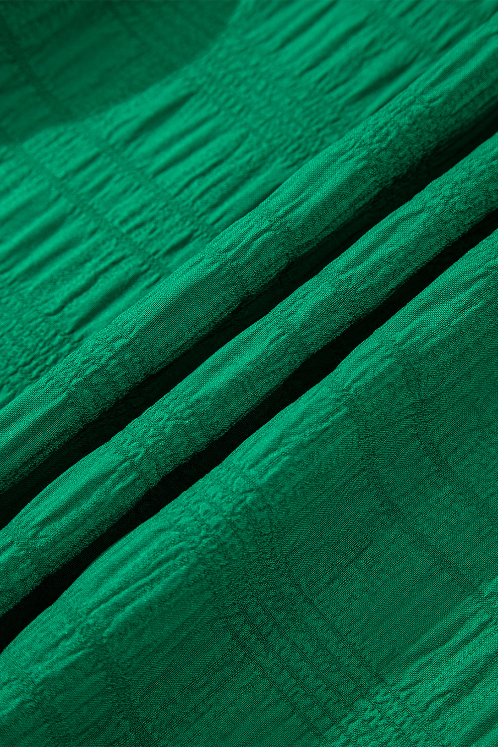 Dark Green Textured Flutter Sleeve Ruffled Mini Dress-TOPS / DRESSES-[Adult]-[Female]-2022 Online Blue Zone Planet
