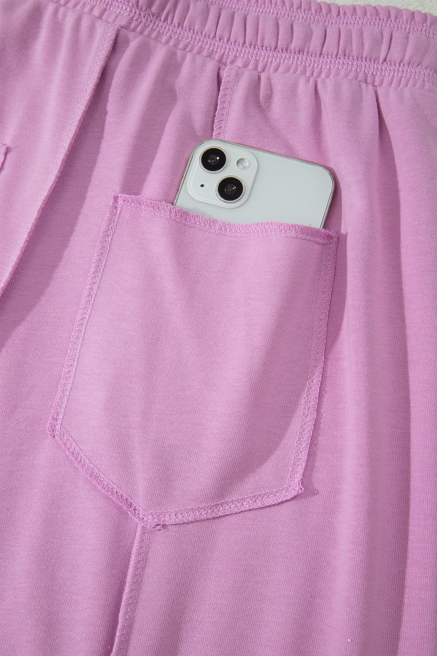 Sky Blue Drop Shoulder Boxy Tee and Barrel Pants Set-Two Piece Sets/Pant Sets-[Adult]-[Female]-2022 Online Blue Zone Planet