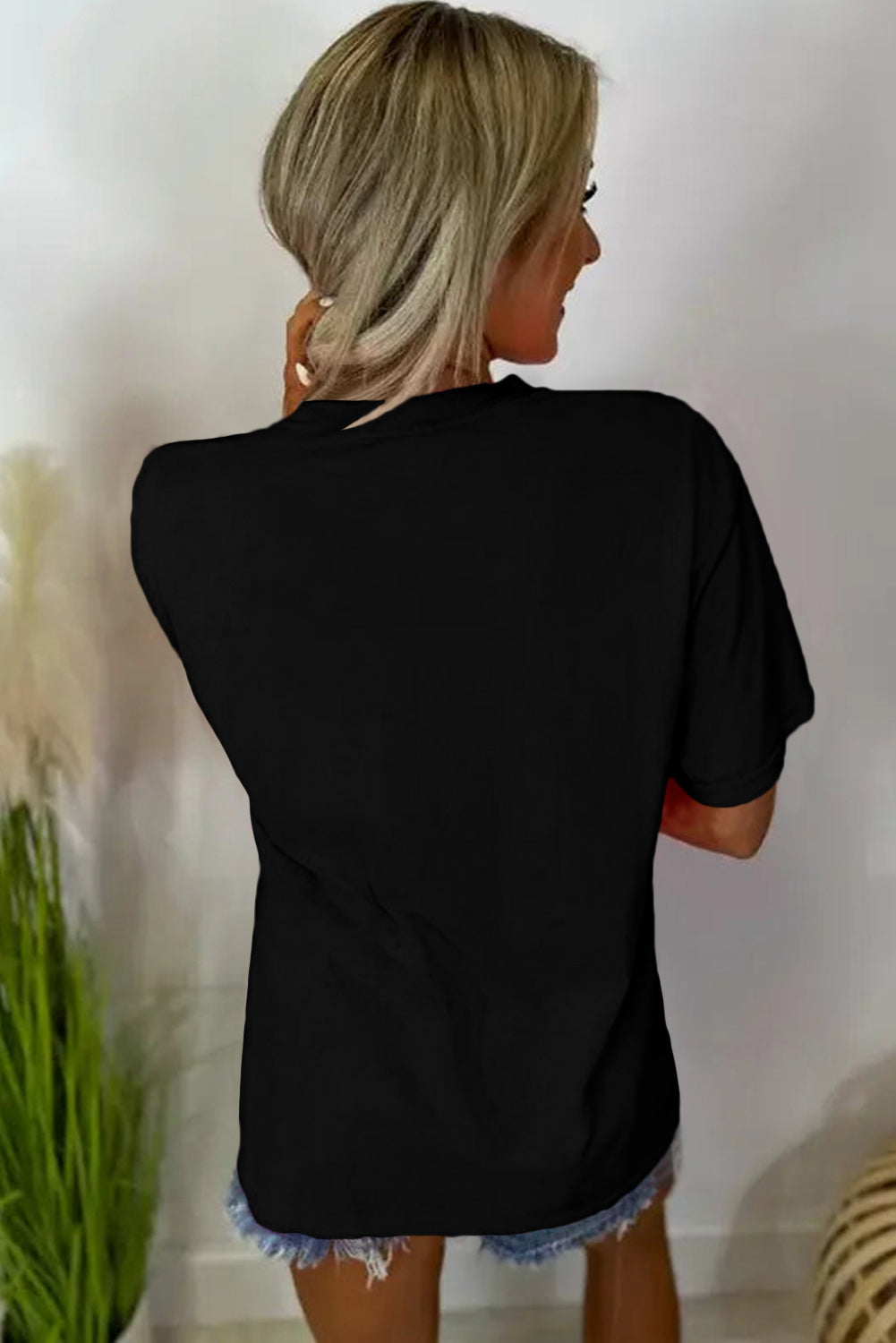 Black Mama Letter Graphic Neon T Shirt-Tops/Tops & Tees-[Adult]-[Female]-2022 Online Blue Zone Planet