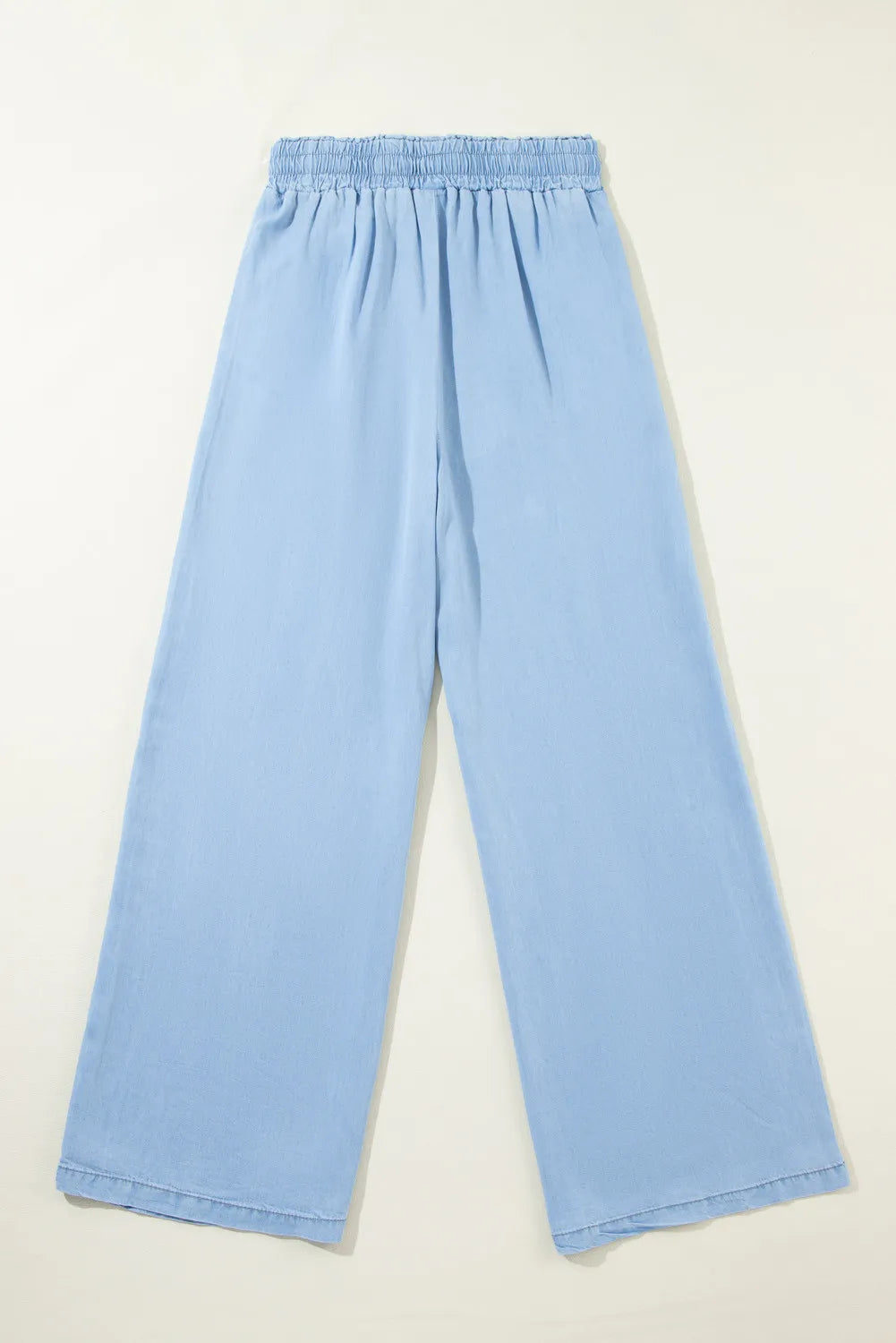 Drawstring Wide Leg Jeans-[Adult]-[Female]-2022 Online Blue Zone Planet