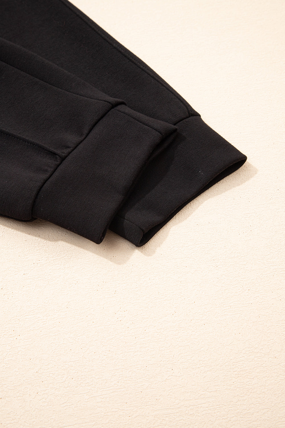 Black Exposed Seam Detail Skinny Drawstring Jogger Pants-Bottoms/Pants & Culotte-[Adult]-[Female]-2022 Online Blue Zone Planet