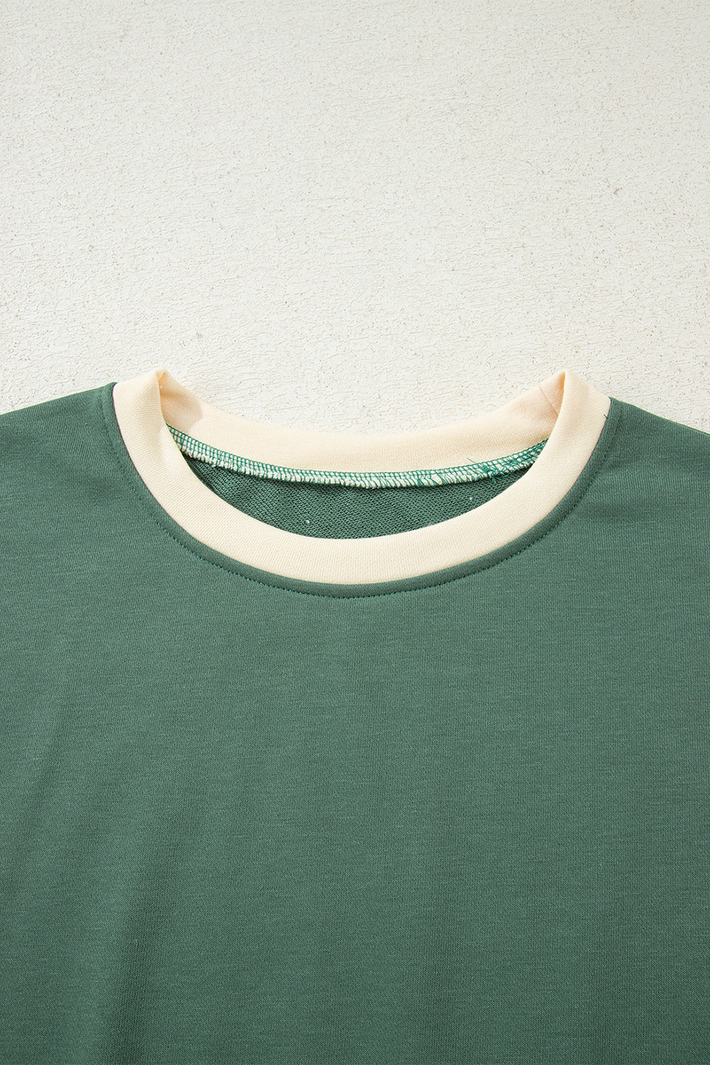 Chestnut 2pcs Color Block Pullover Loose Pant Set-Two Piece Sets/Pant Sets-[Adult]-[Female]-2022 Online Blue Zone Planet