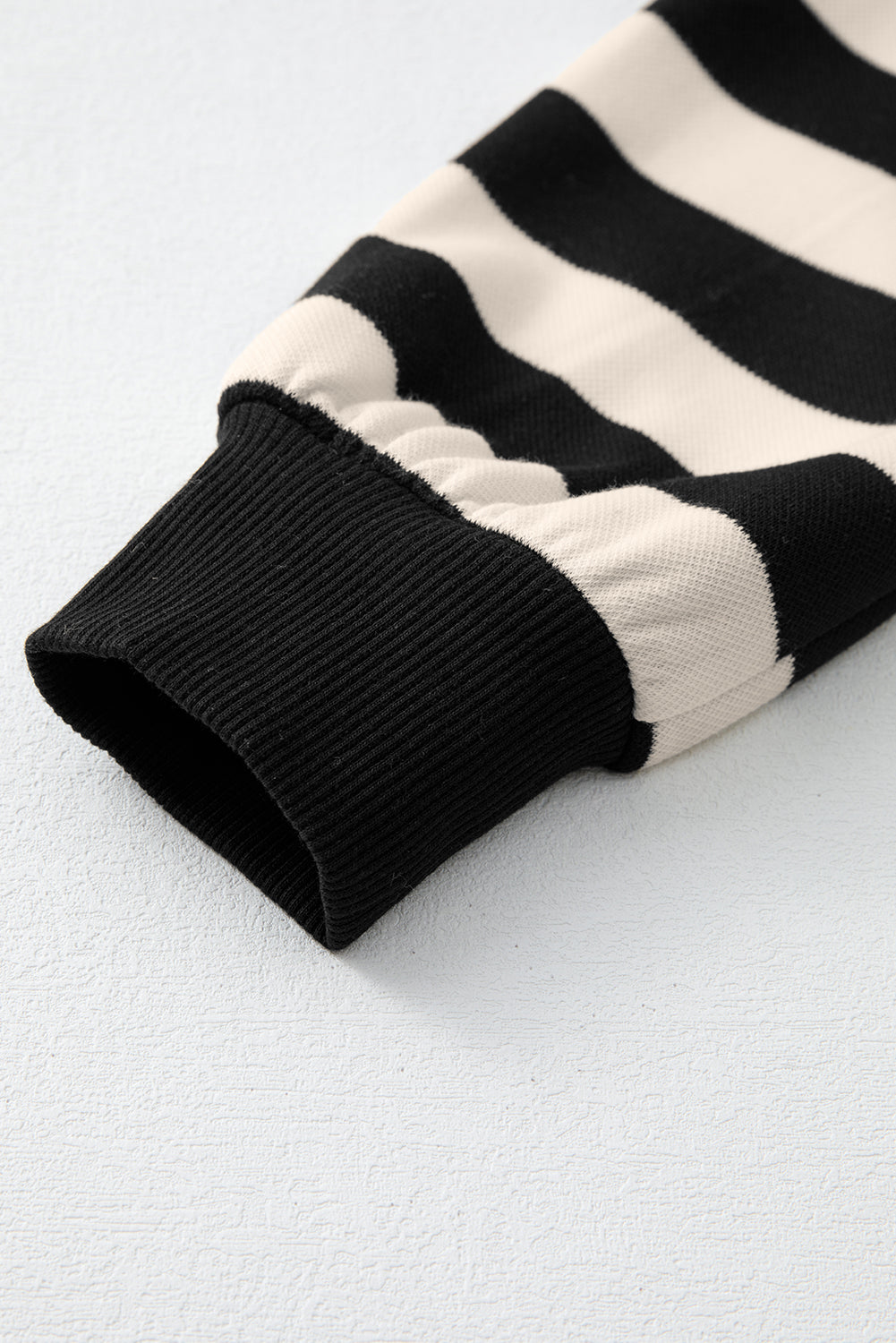 Blue Zone Planet | Black Stripe Collared V Neck Long Sleeve Loose Casual Dress-TOPS / DRESSES-[Adult]-[Female]-2022 Online Blue Zone Planet