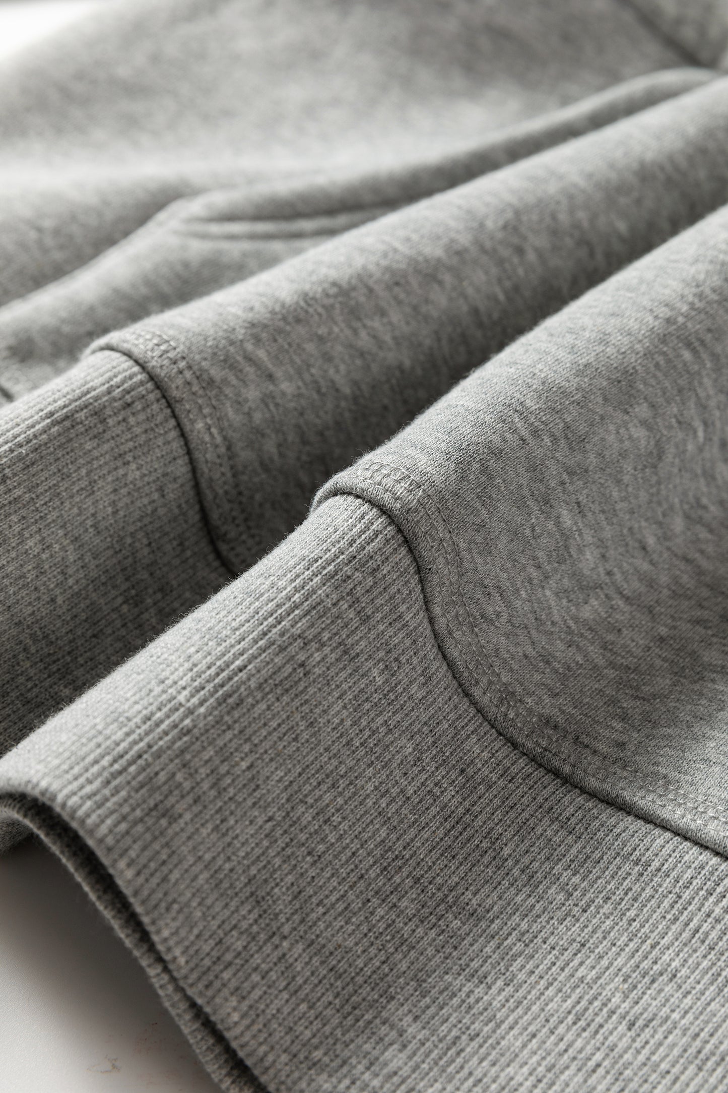 Gray Contrast Rope Drawstring Ruffle Trim Drop Shoulder Baggy Hoodie-Tops / Dresses-[Adult]-[Female]-2022 Online Blue Zone Planet