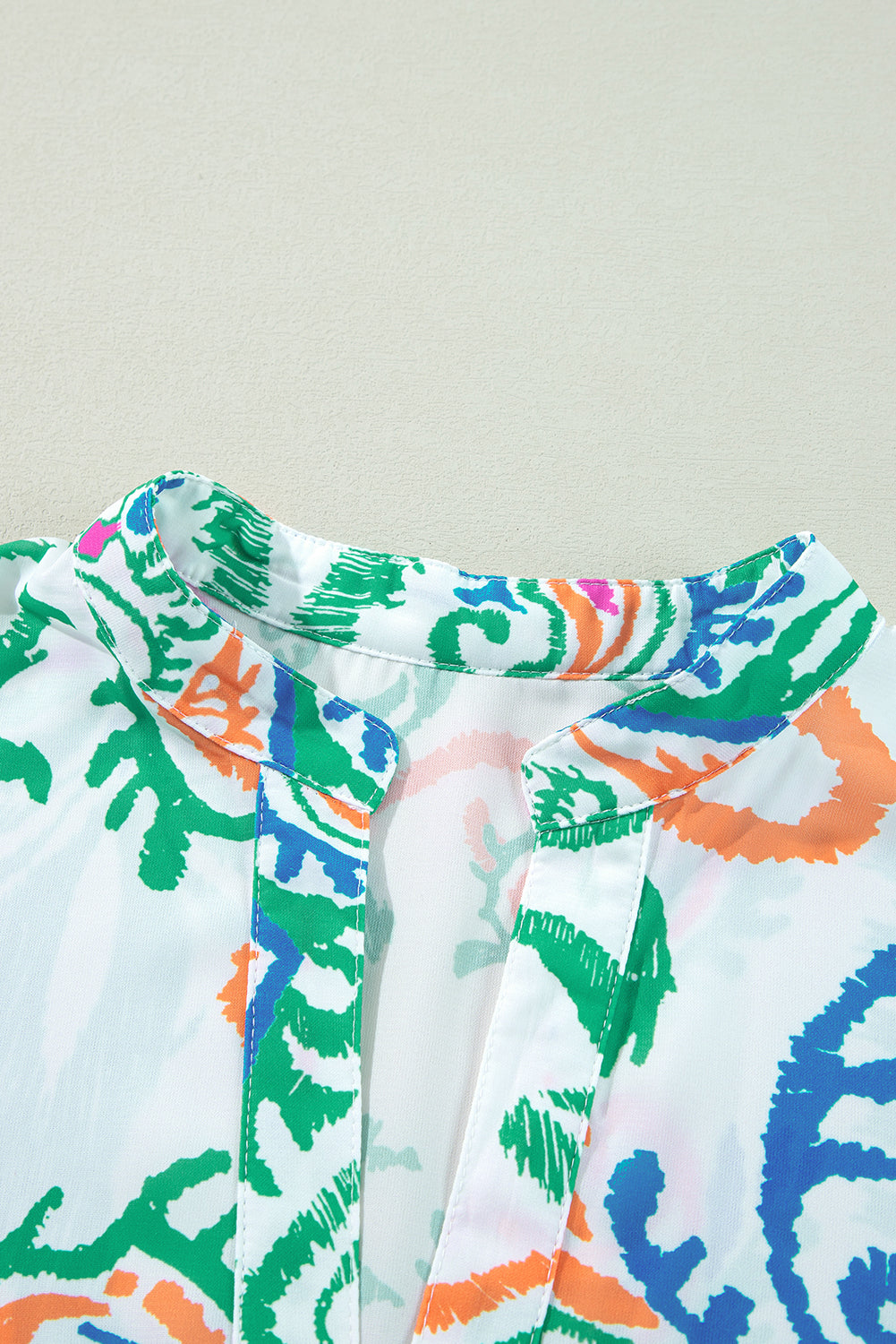 Blue Zone Planet | Green Tribal Bracelet Sleeve Buttoned Mini Dress-Bracelet-[Adult]-[Female]-2022 Online Blue Zone Planet