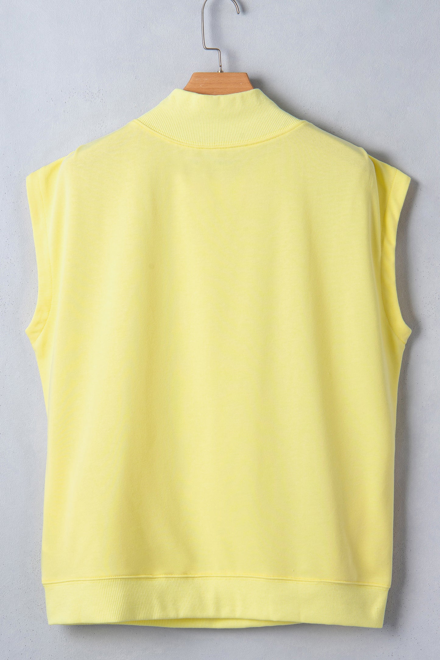 Yellow Pickleball Club Game Day Graphic Mock Neck Top-Graphic/Graphic Tees-[Adult]-[Female]-2022 Online Blue Zone Planet