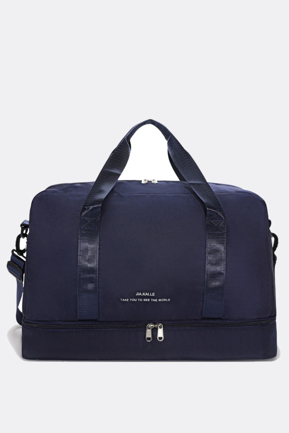 Nylon Dry and Wet Separation Travel Bag-HANDBAGS-[Adult]-[Female]-Dark Navy-One Size-2022 Online Blue Zone Planet