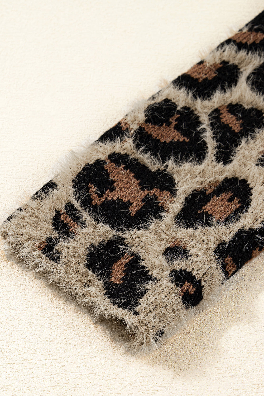 Brown Leopard Open Casual Cardigan-Sweaters & Cardigans/Cardigans-[Adult]-[Female]-2022 Online Blue Zone Planet
