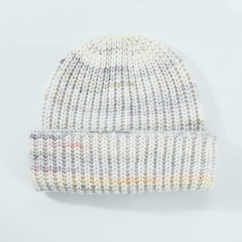 Blue Zone Planet | Thermal Contrast Knit Hat-HATS-[Adult]-[Female]-Cream-One Size-2022 Online Blue Zone Planet