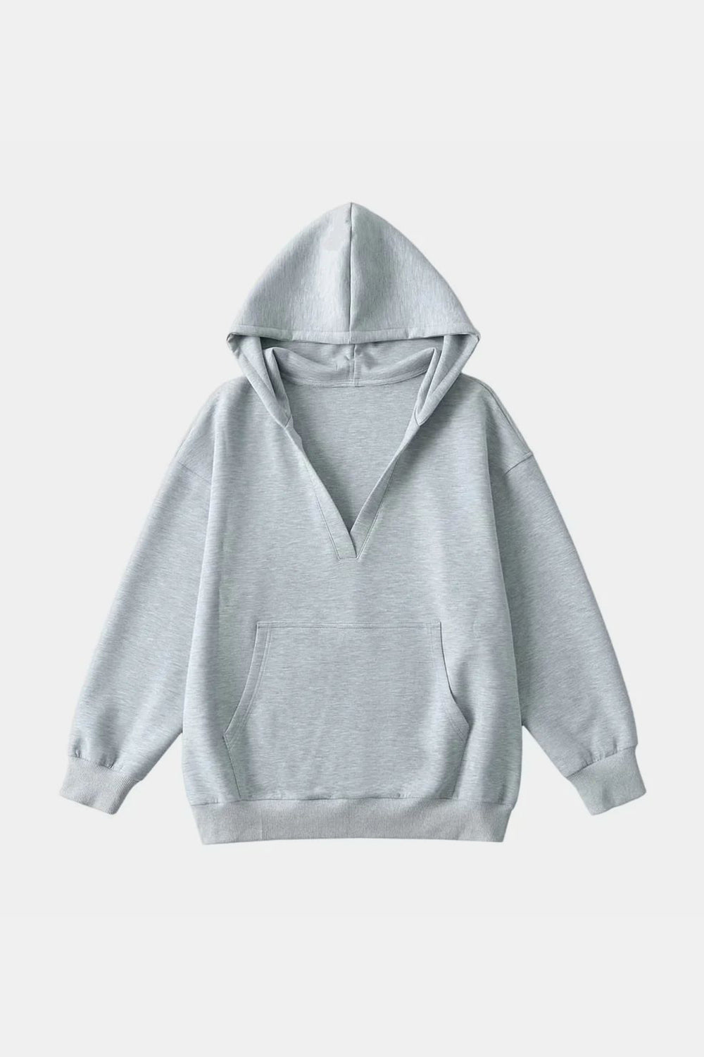 Basic Bae Kangaroo Pocket Long Sleeve Hoodie-TOPS / DRESSES-[Adult]-[Female]-2022 Online Blue Zone Planet