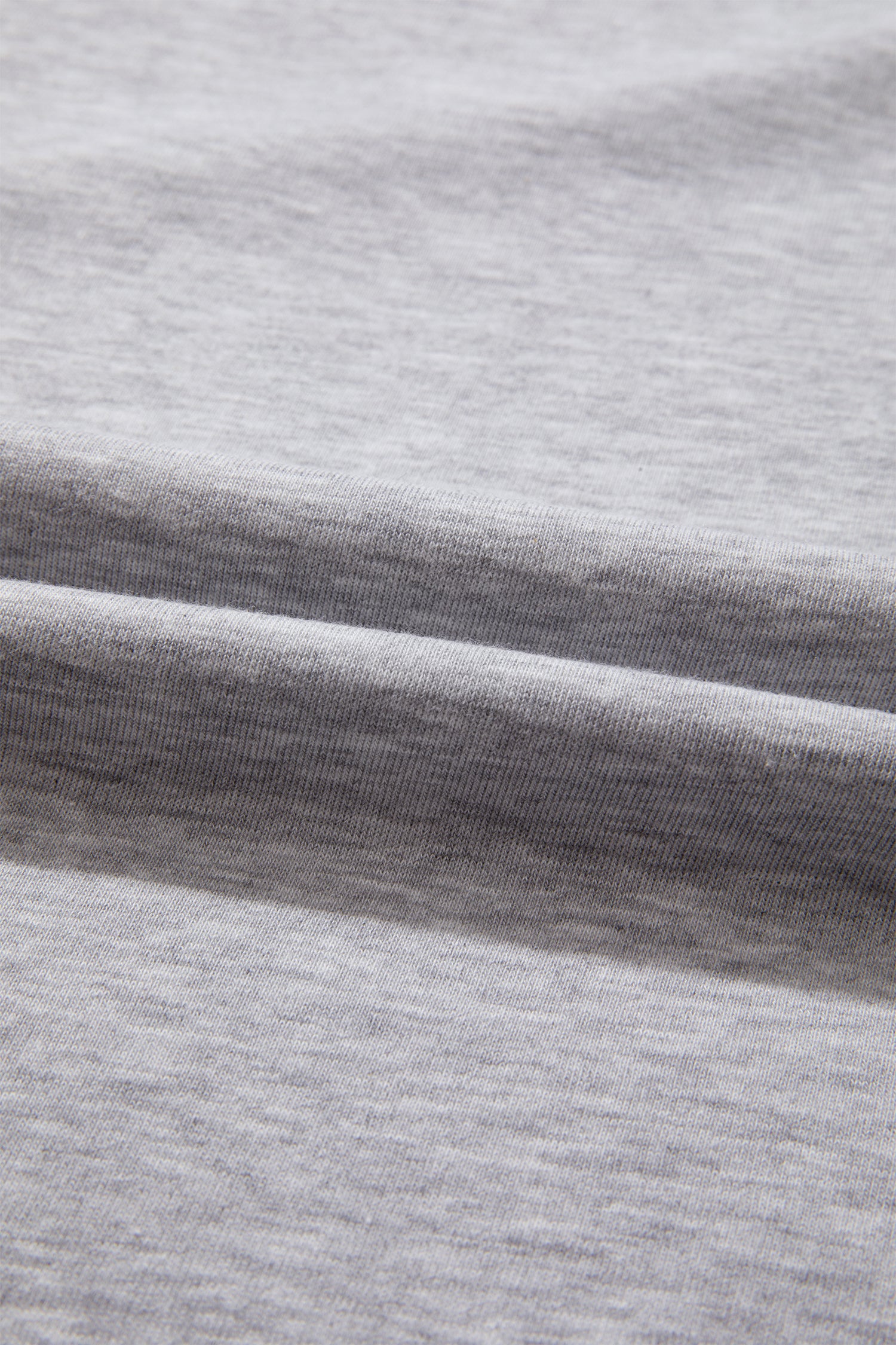 Light Grey Patchwork Detail Raw Edge Oversize Tee-Tops/Tops & Tees-[Adult]-[Female]-2022 Online Blue Zone Planet