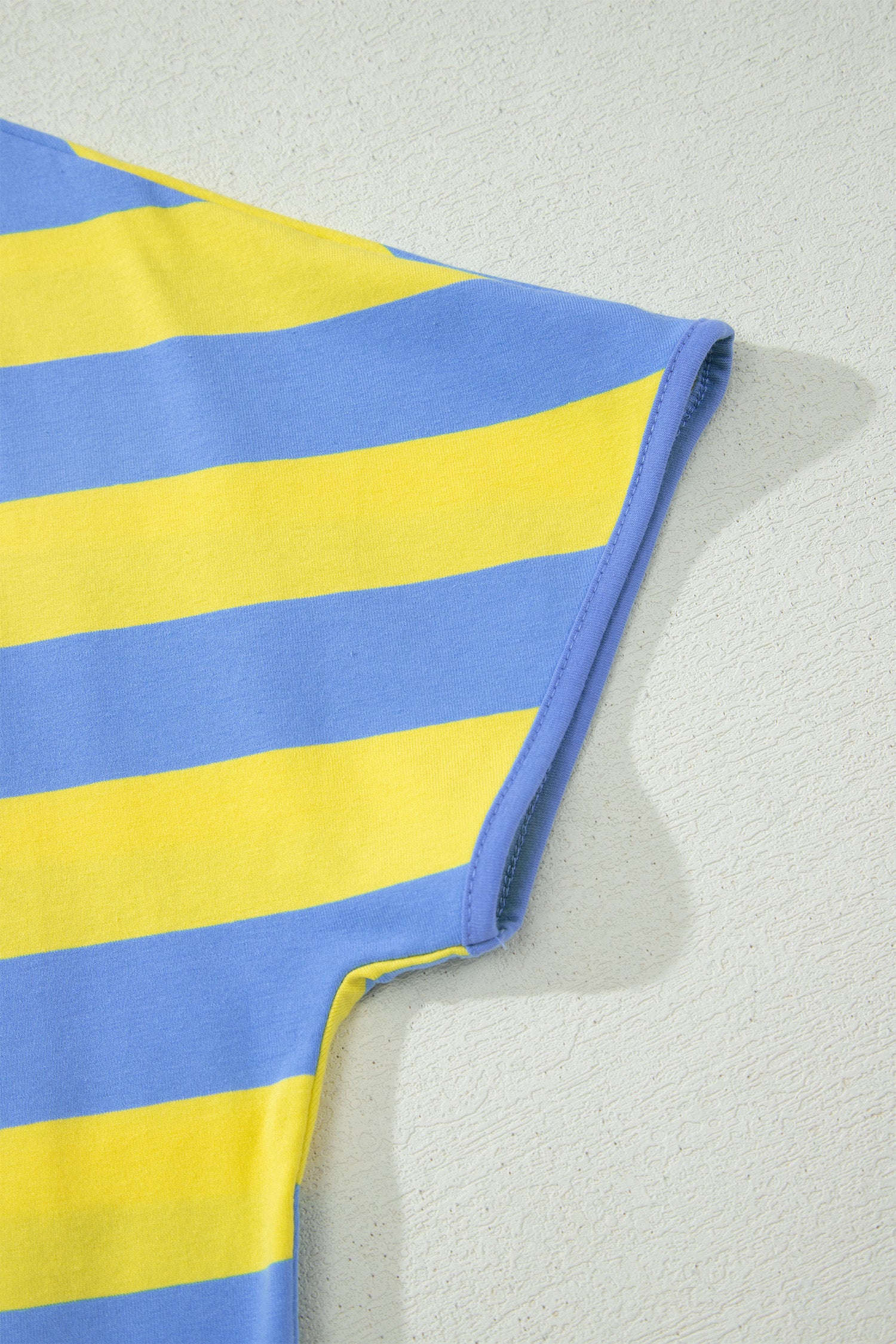 Yellow Stripe Dolman Tee Drawstring Skort Athletic 2pcs Set-Two Piece Sets/Short Sets-[Adult]-[Female]-2022 Online Blue Zone Planet