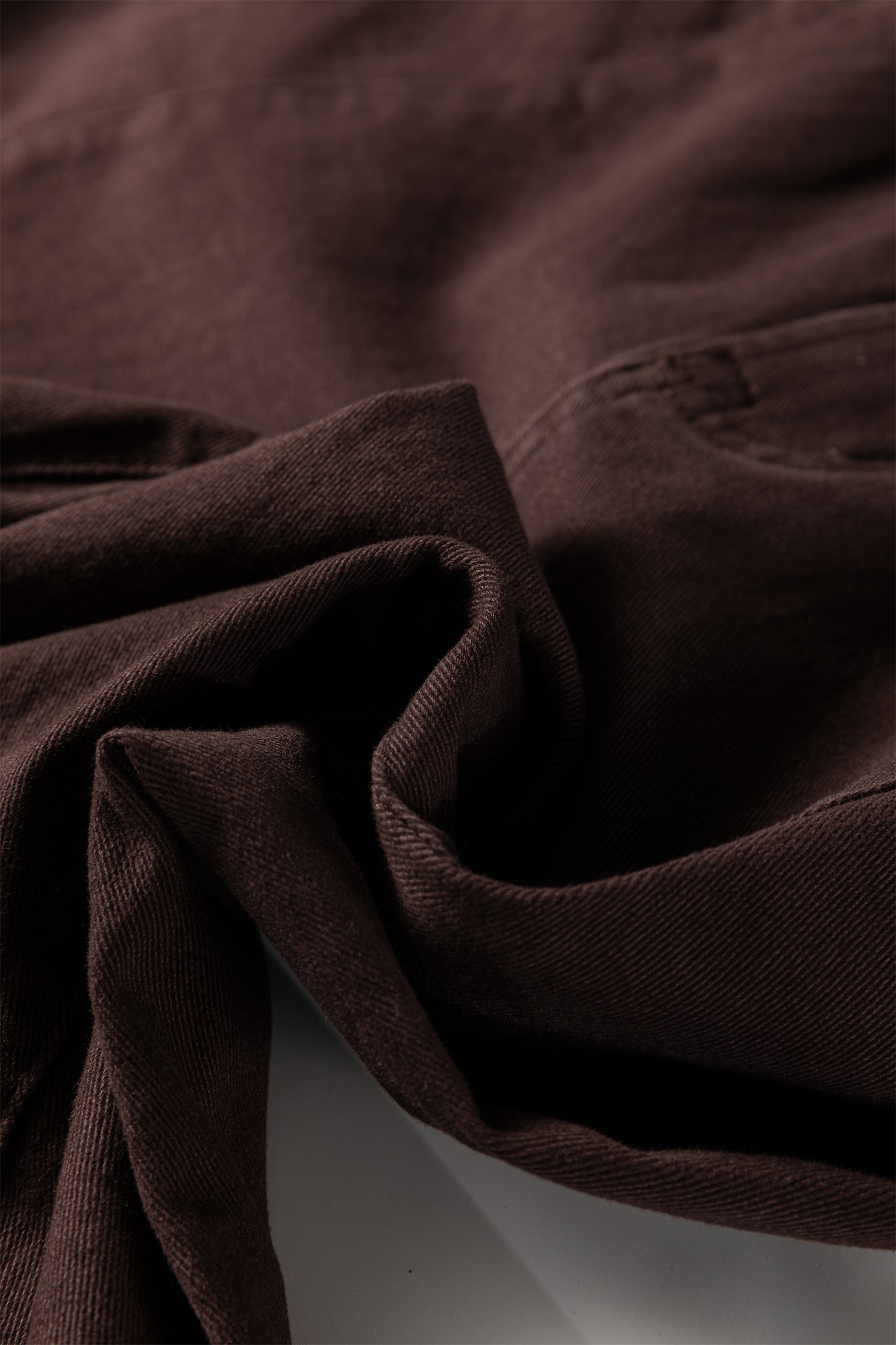 Red Sandalwood Solid Color Seamed Center Wide Leg Cropped Jeans-Bottoms/Jeans-[Adult]-[Female]-2022 Online Blue Zone Planet