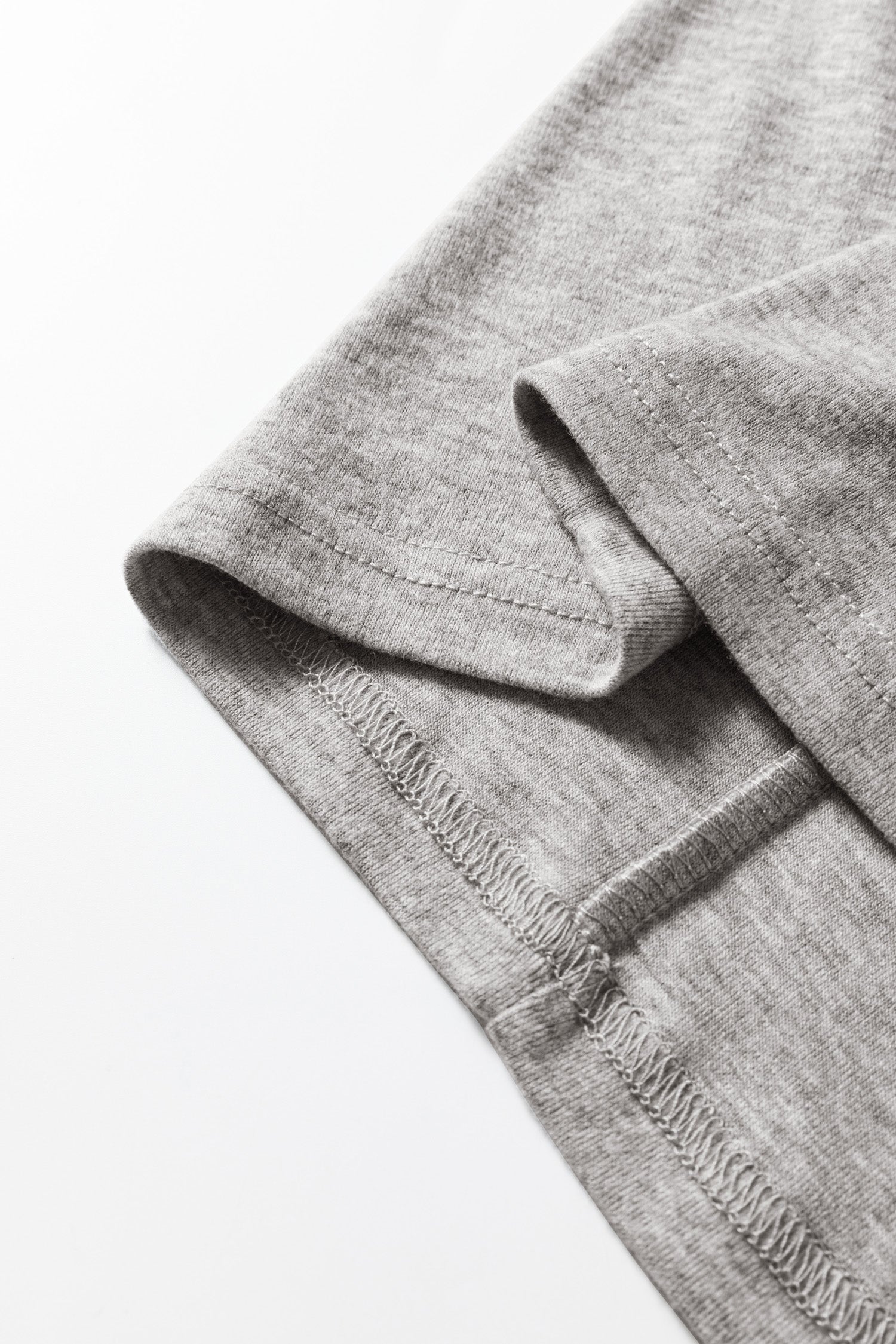 Light Grey Solid Color Extended Cuffs Long Sleeve Top-Tops/Long Sleeve Tops-[Adult]-[Female]-2022 Online Blue Zone Planet