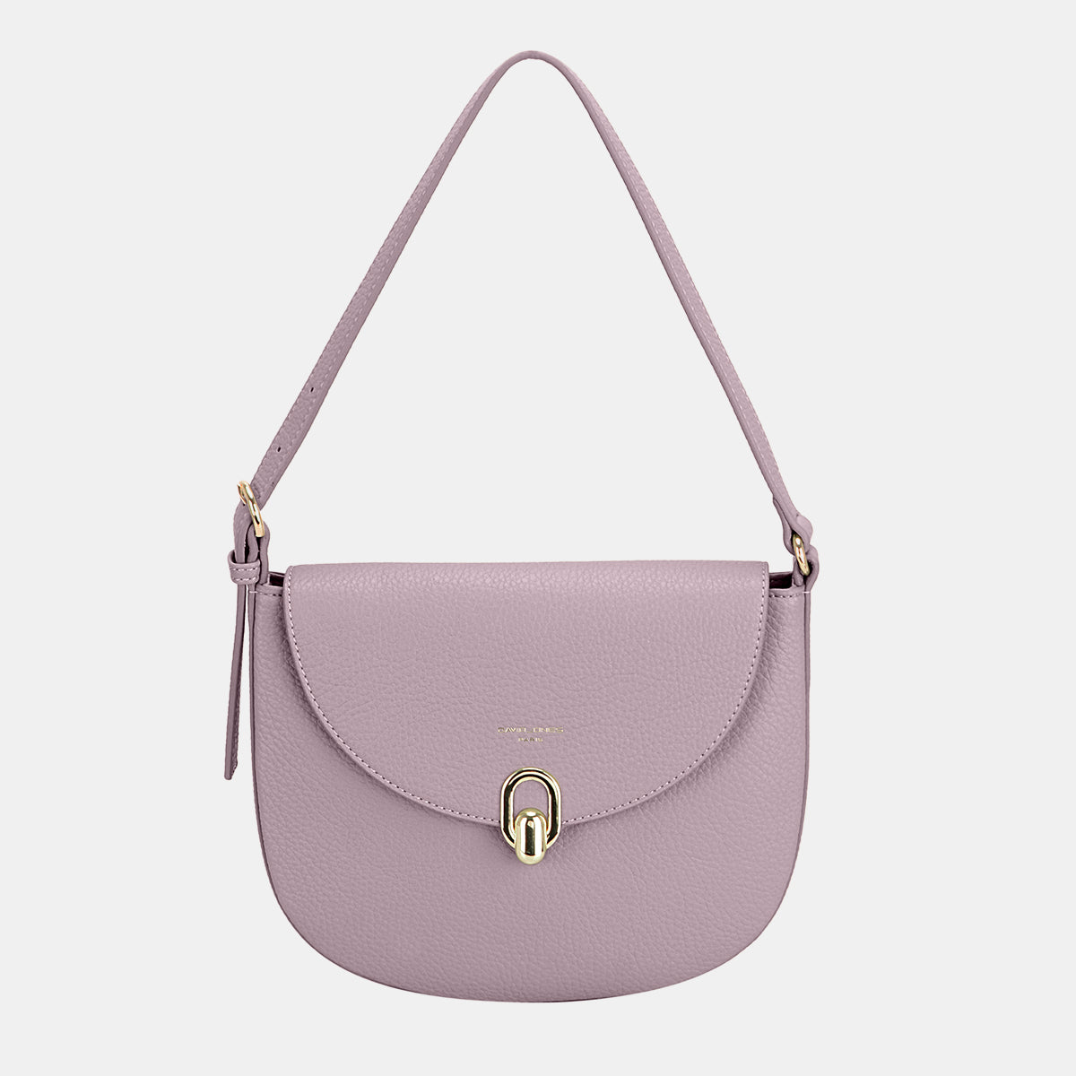 Blue Zone Planet | David Jones Metal Buckle Shoulder Bag-TOPS / DRESSES-[Adult]-[Female]-Lilac-One Size-2022 Online Blue Zone Planet