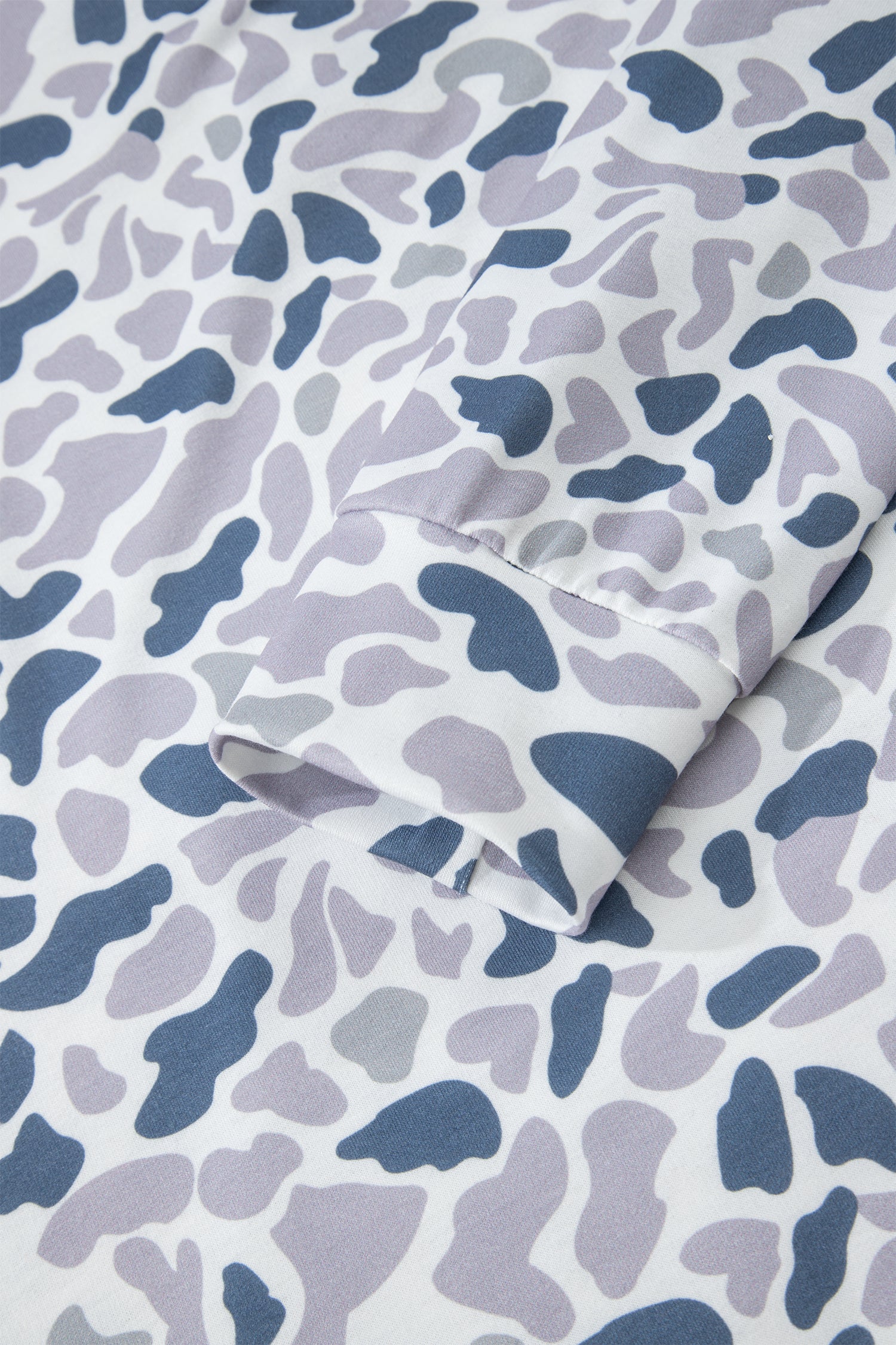 Multicolour Camouflage Print Kangaroo Pocket Zip Collar Pullover Sweatshirt-Tops/Sweatshirts & Hoodies-[Adult]-[Female]-2022 Online Blue Zone Planet