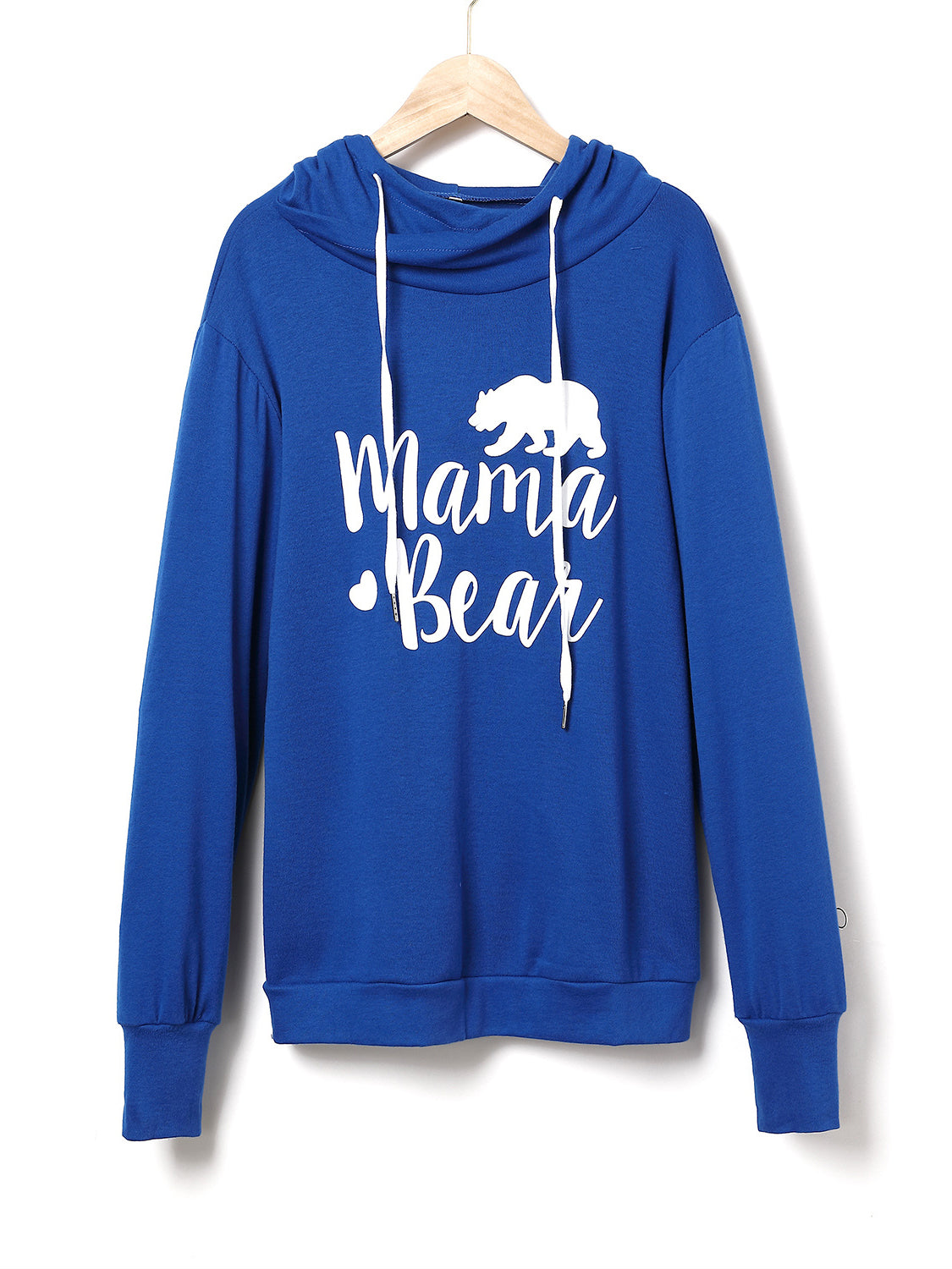 Drawstring Letter Graphic Long Sleeve Hoodie-[Adult]-[Female]-2022 Online Blue Zone Planet