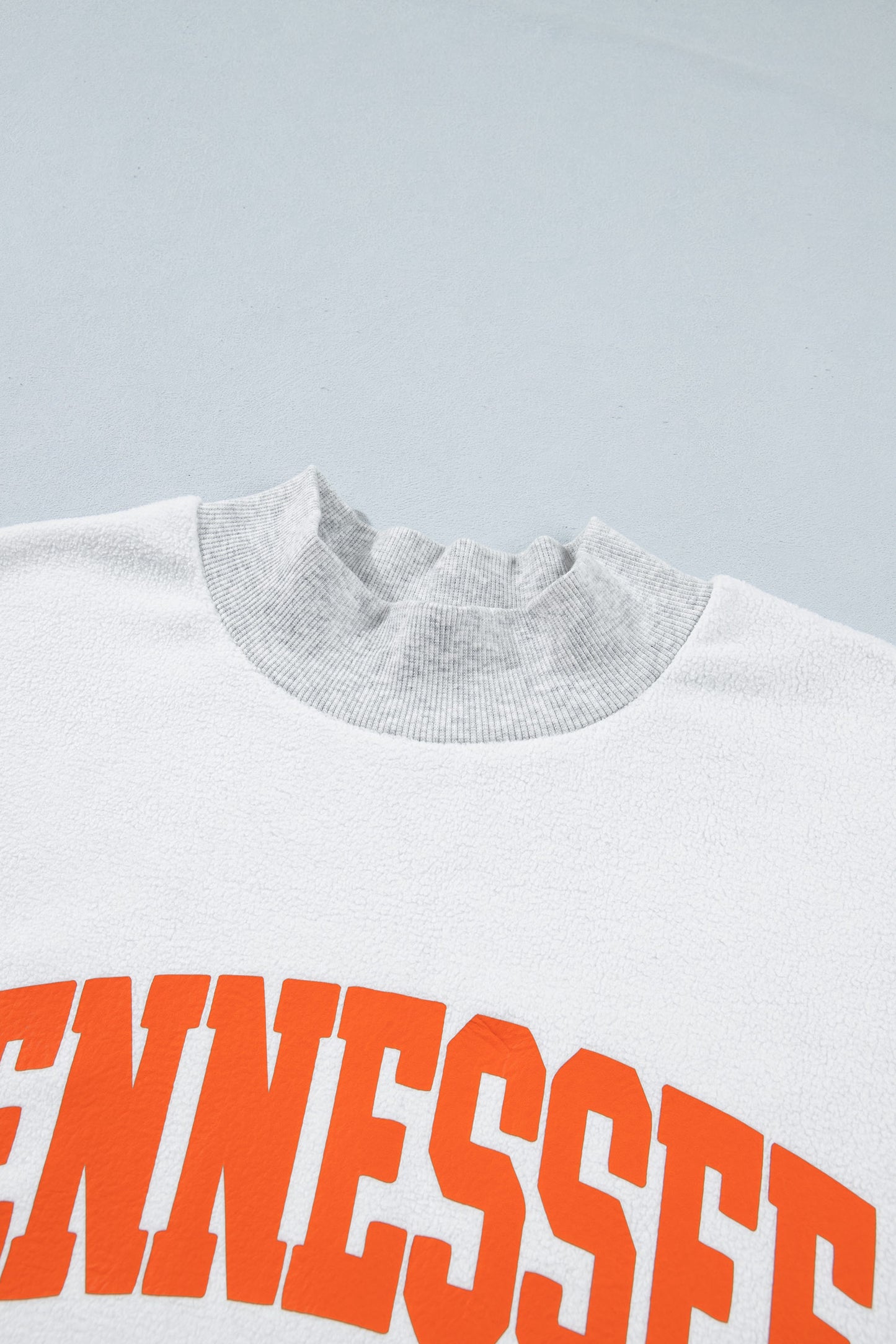 Light Grey TN TENNESSEE Double Printed Reversible Mock Neck Sweatshirt-Graphic/Graphic Sweatshirts-[Adult]-[Female]-2022 Online Blue Zone Planet
