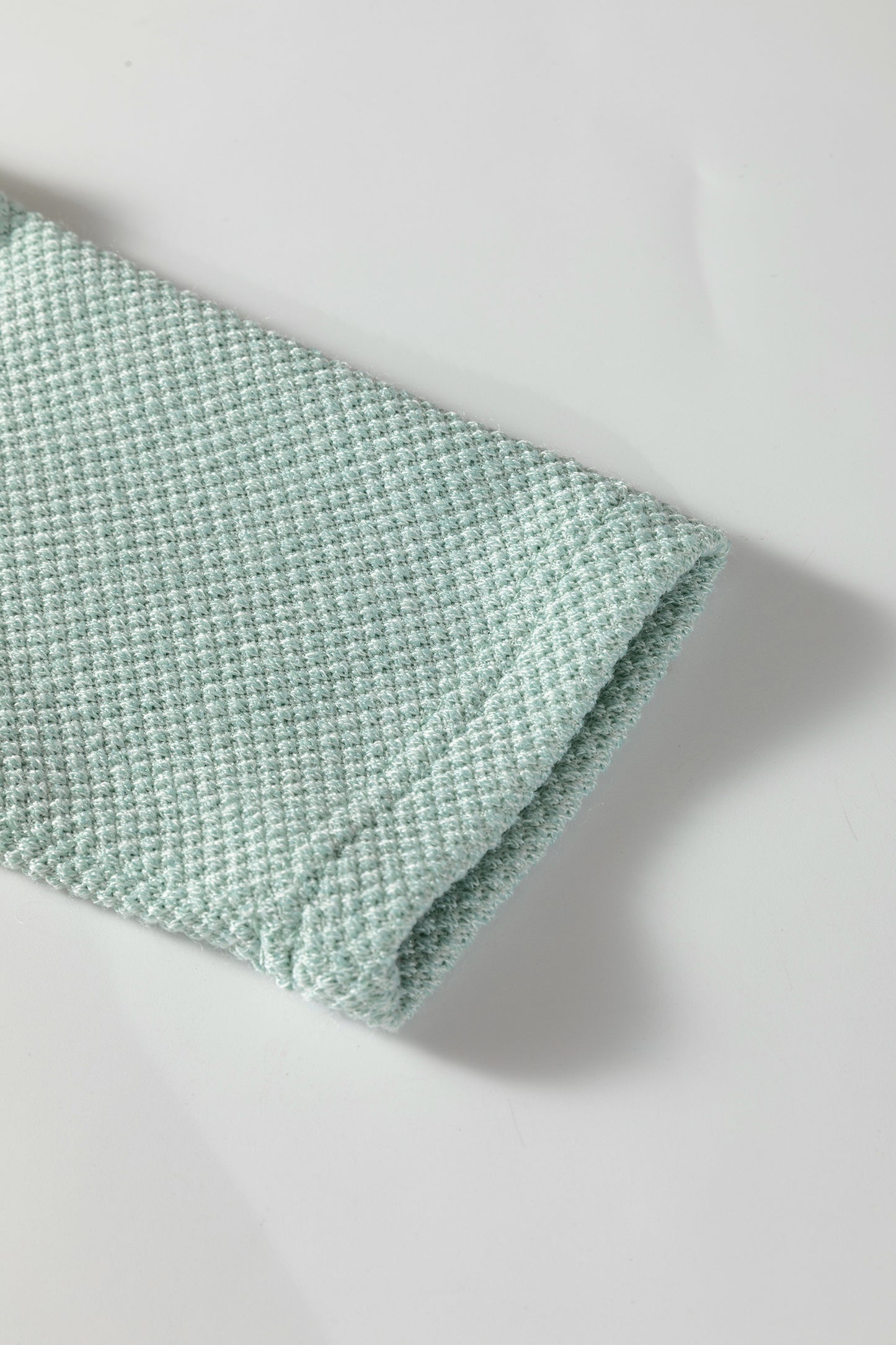 Moonlight Jade Textured Raglan Sleeve Knit Loose Top-Tops/Long Sleeve Tops-[Adult]-[Female]-2022 Online Blue Zone Planet