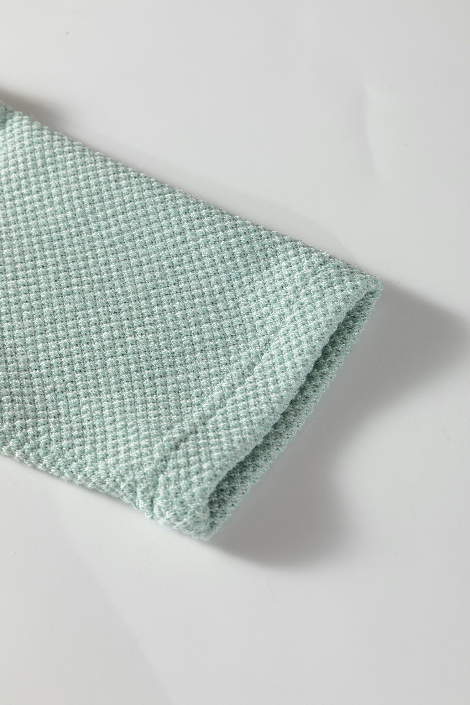 Moonlight Jade Textured Raglan Sleeve Knit Loose Top-Tops/Long Sleeve Tops-[Adult]-[Female]-2022 Online Blue Zone Planet