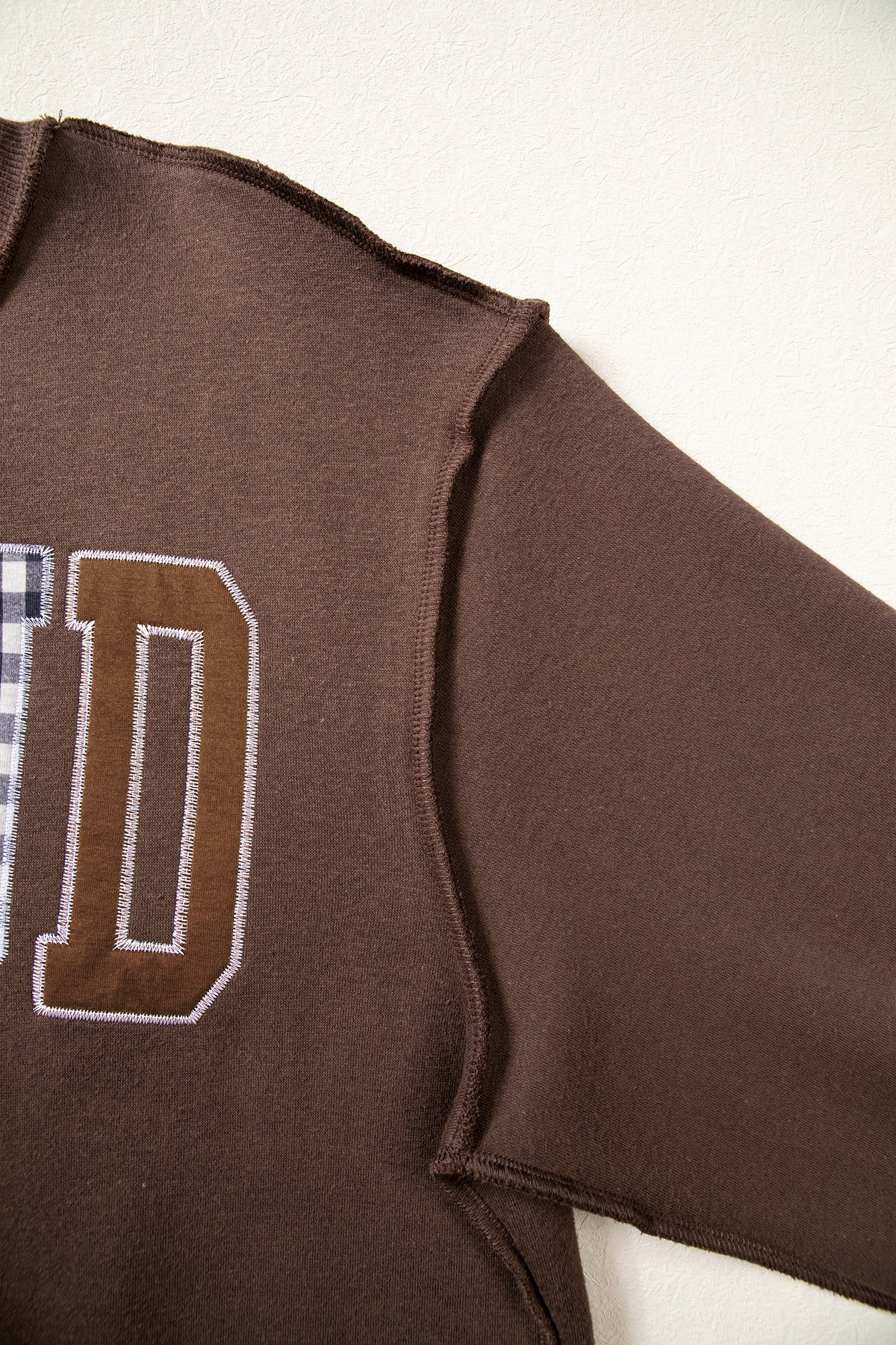 Coffee WWJD Mixed Pattern Embroidered Patch Graphic Mock Neck Sweatshirt-Tops/Sweatshirts & Hoodies-[Adult]-[Female]-2022 Online Blue Zone Planet