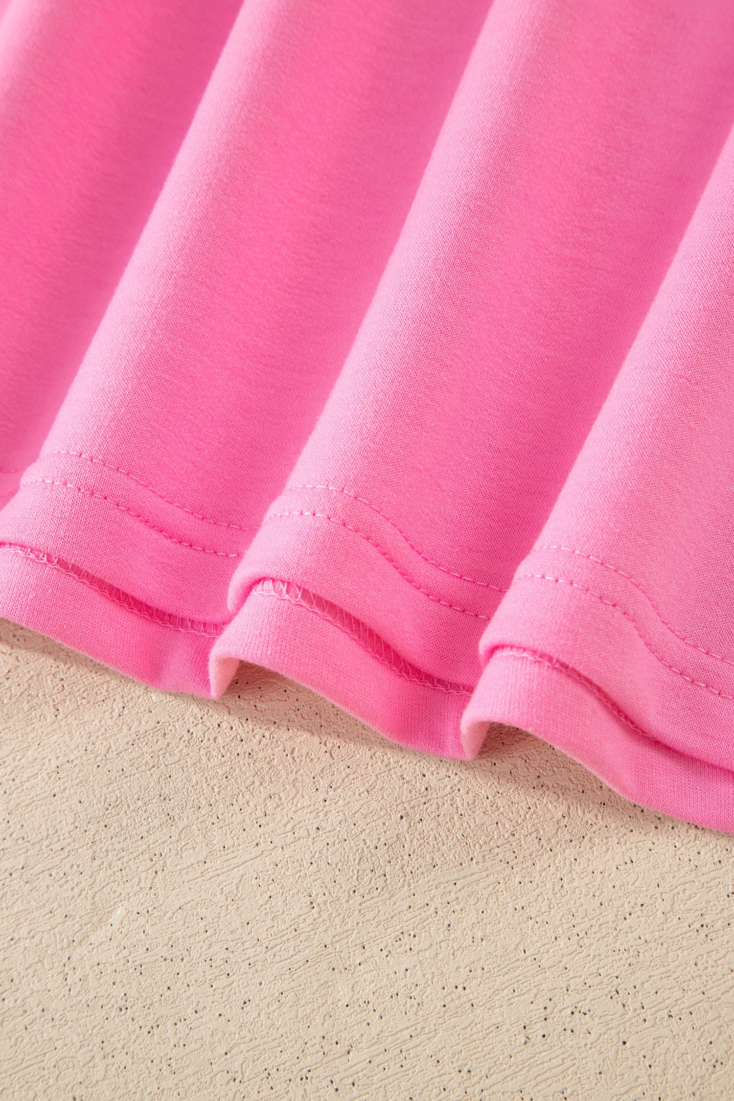 Sachet Pink V Neck Short Sleeve Top Drawstring Shorts 2pcs Set-Two Piece Sets/Short Sets-[Adult]-[Female]-2022 Online Blue Zone Planet