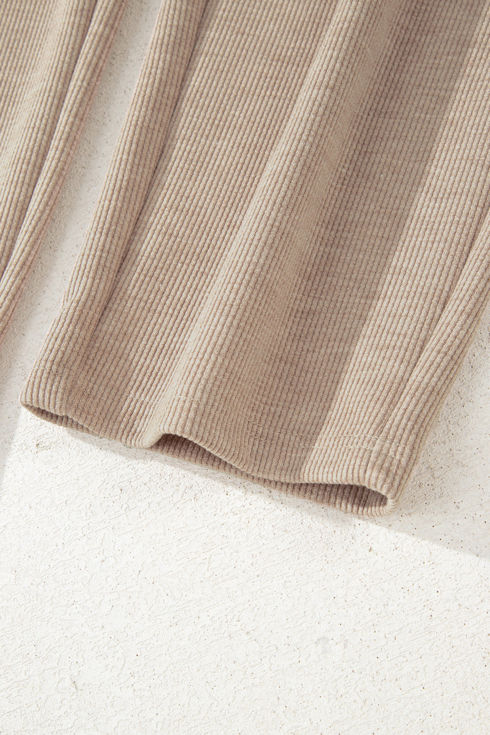 Gray Morn Corduroy Leopard Drawstring High Waist Trousers-TOPS / DRESSES-[Adult]-[Female]-2022 Online Blue Zone Planet