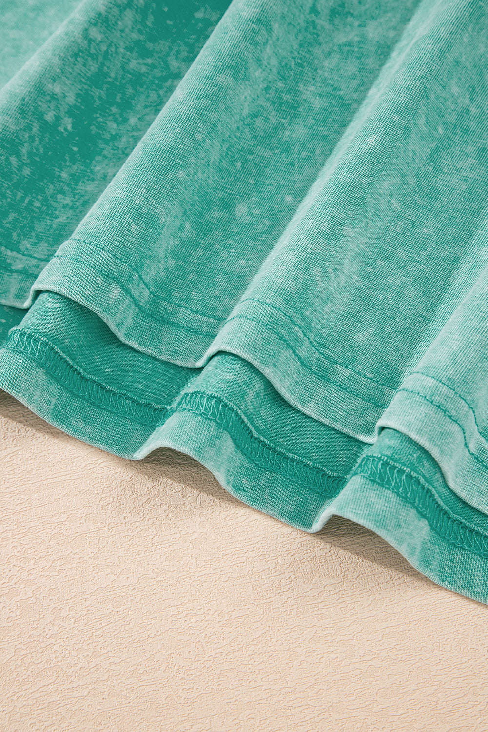 Sea Green Mineral Wash Tank Mini Dress with Pockets-TOPS / DRESSES-[Adult]-[Female]-2022 Online Blue Zone Planet