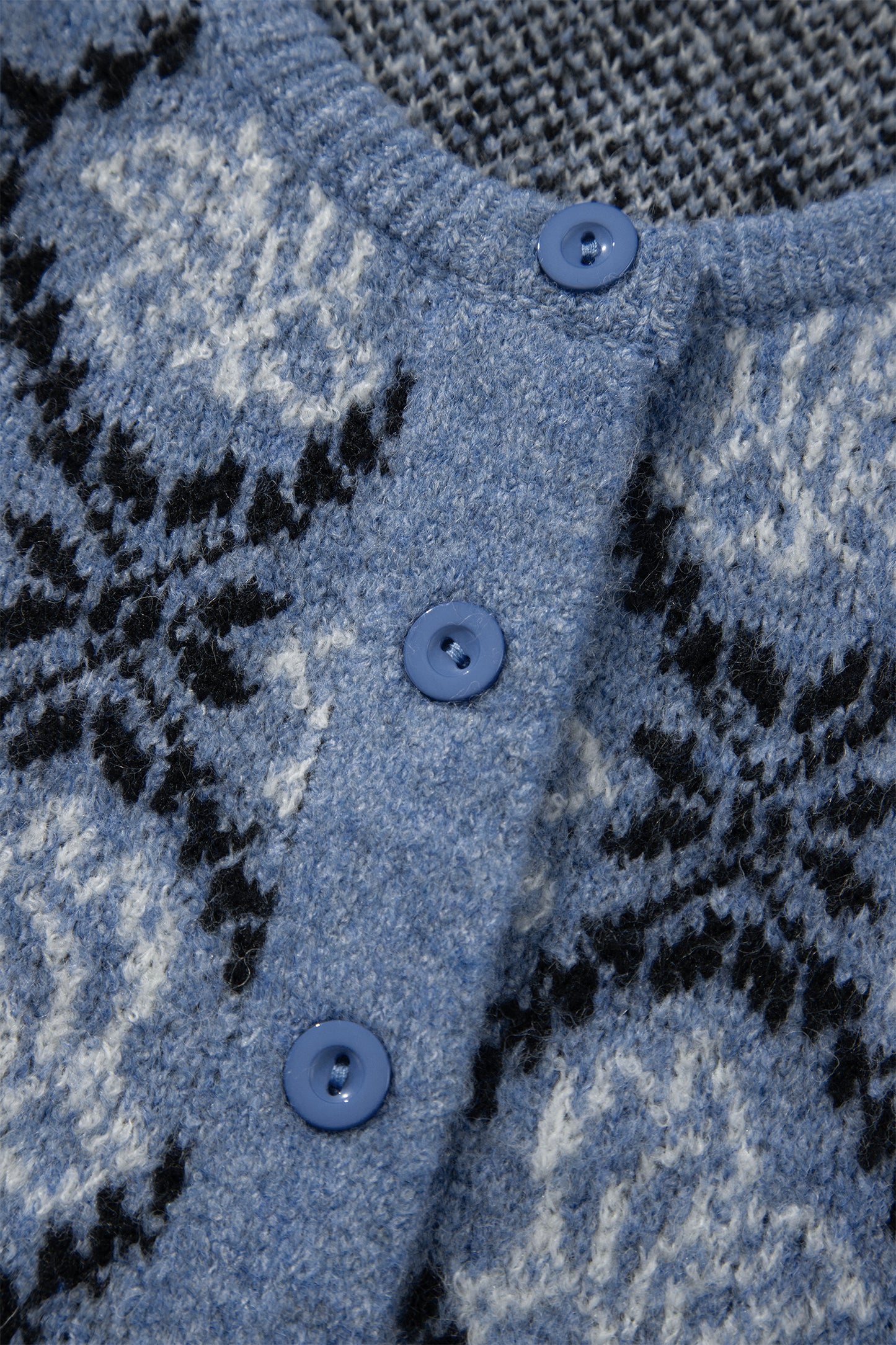 Dark Blue Short Sleeve Button Front Boho Knit Top Cardigan-Sweaters & Cardigans/Cardigans-[Adult]-[Female]-2022 Online Blue Zone Planet